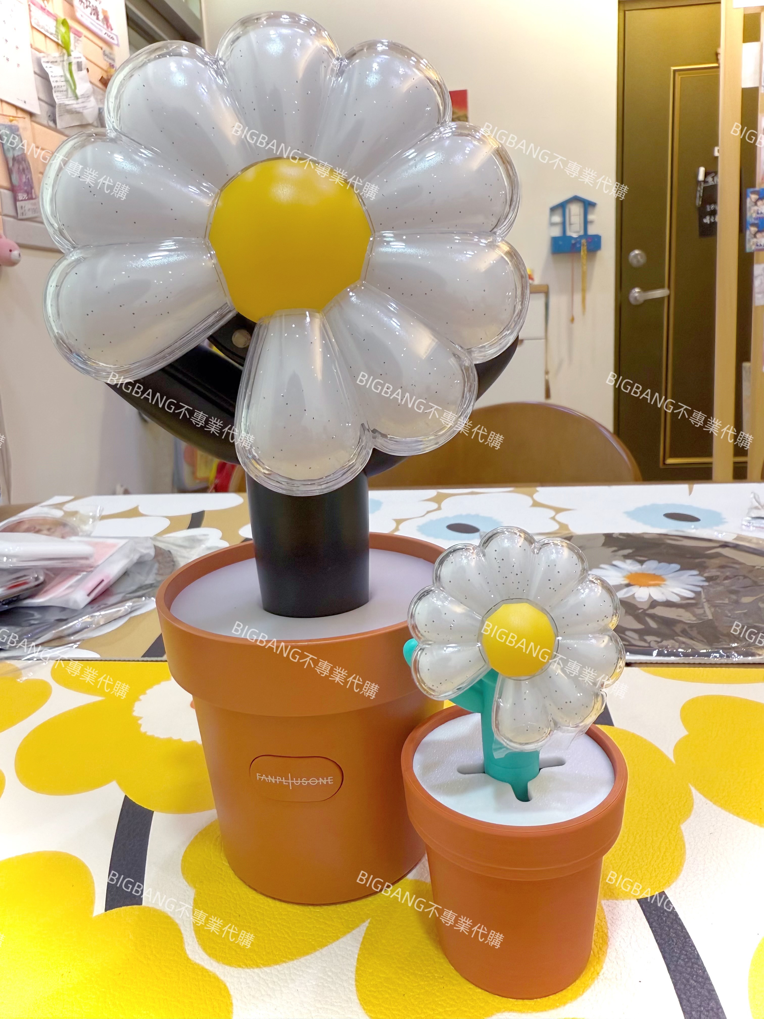 預購 GD 權志龍 雛菊手燈鑰匙圈 mini花盆 小夜燈 3D打印 非官方