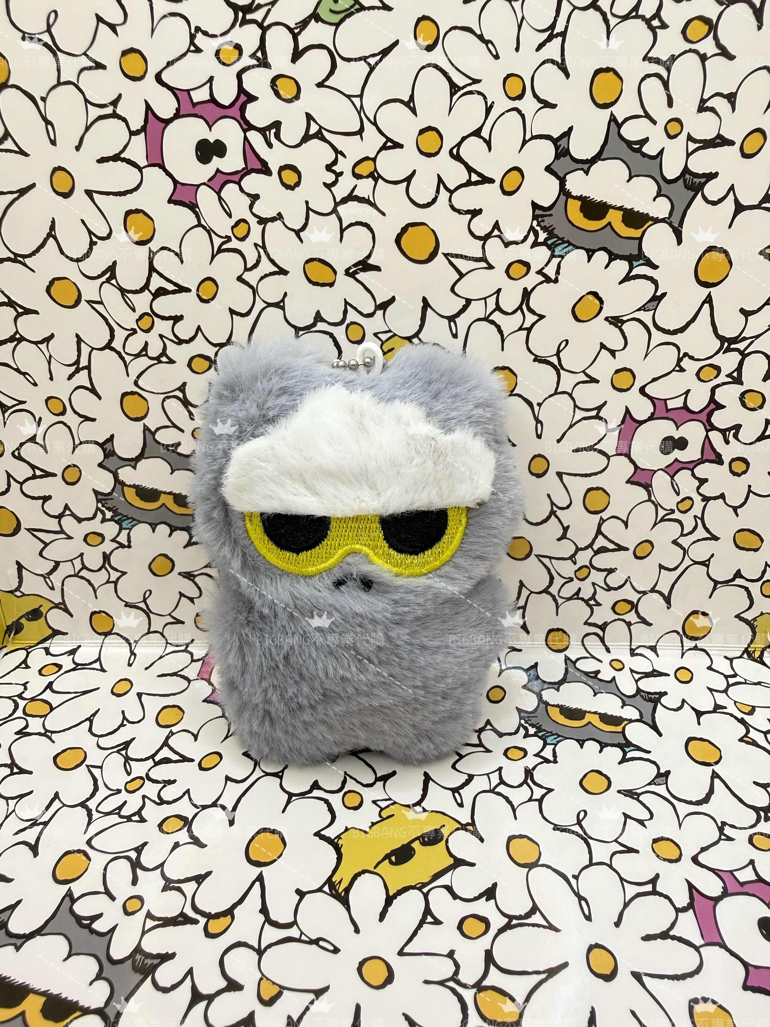 預購 zoa 超萌絨毛吊飾 大頭零錢包 權志龍 灰貓