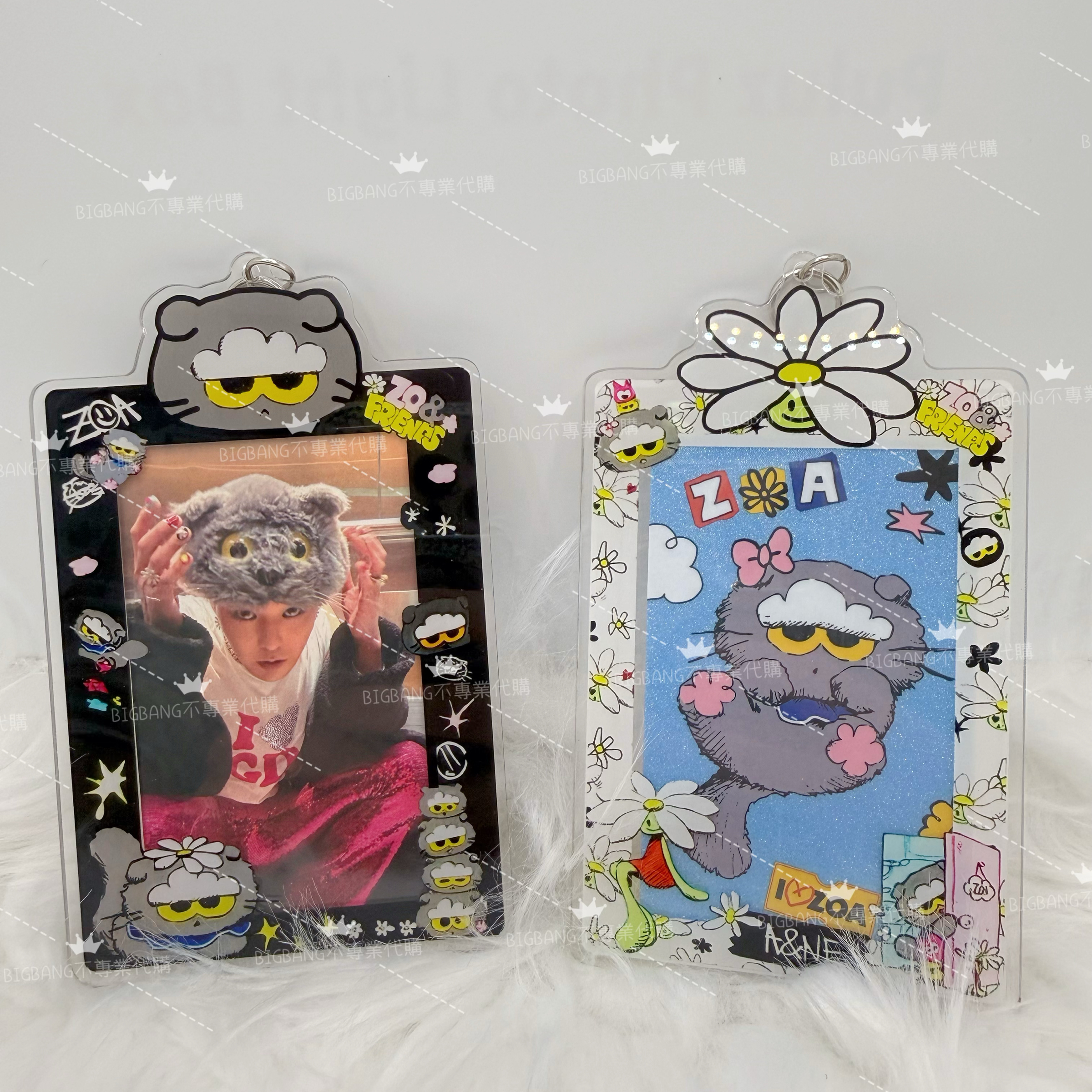 預購 zoa 雛菊 小卡收納吊飾 三吋小卡 悠遊卡 壓克力
