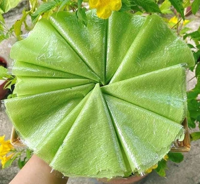 榴槤椰奶米紙 香蘭葉 Bánh phồng xanh