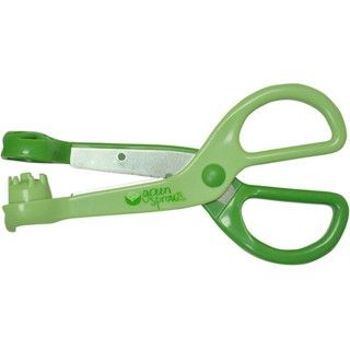 美國【Green Sprouts】寶寶專用食物剪刀 食物壓碎剪刀 副食品食物剪-綠色