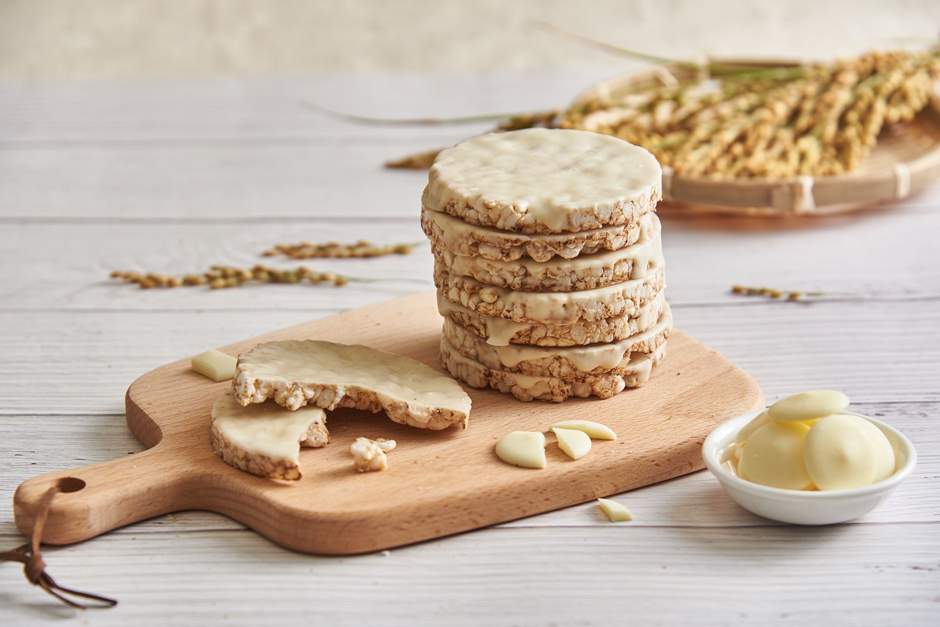 圓川糖 發芽糙米餅~白巧克力口味~