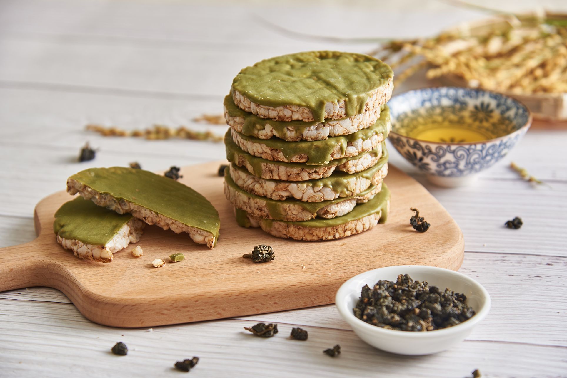 圓川糖 發芽糙米餅~三峽碧螺春口味~（增量優惠）