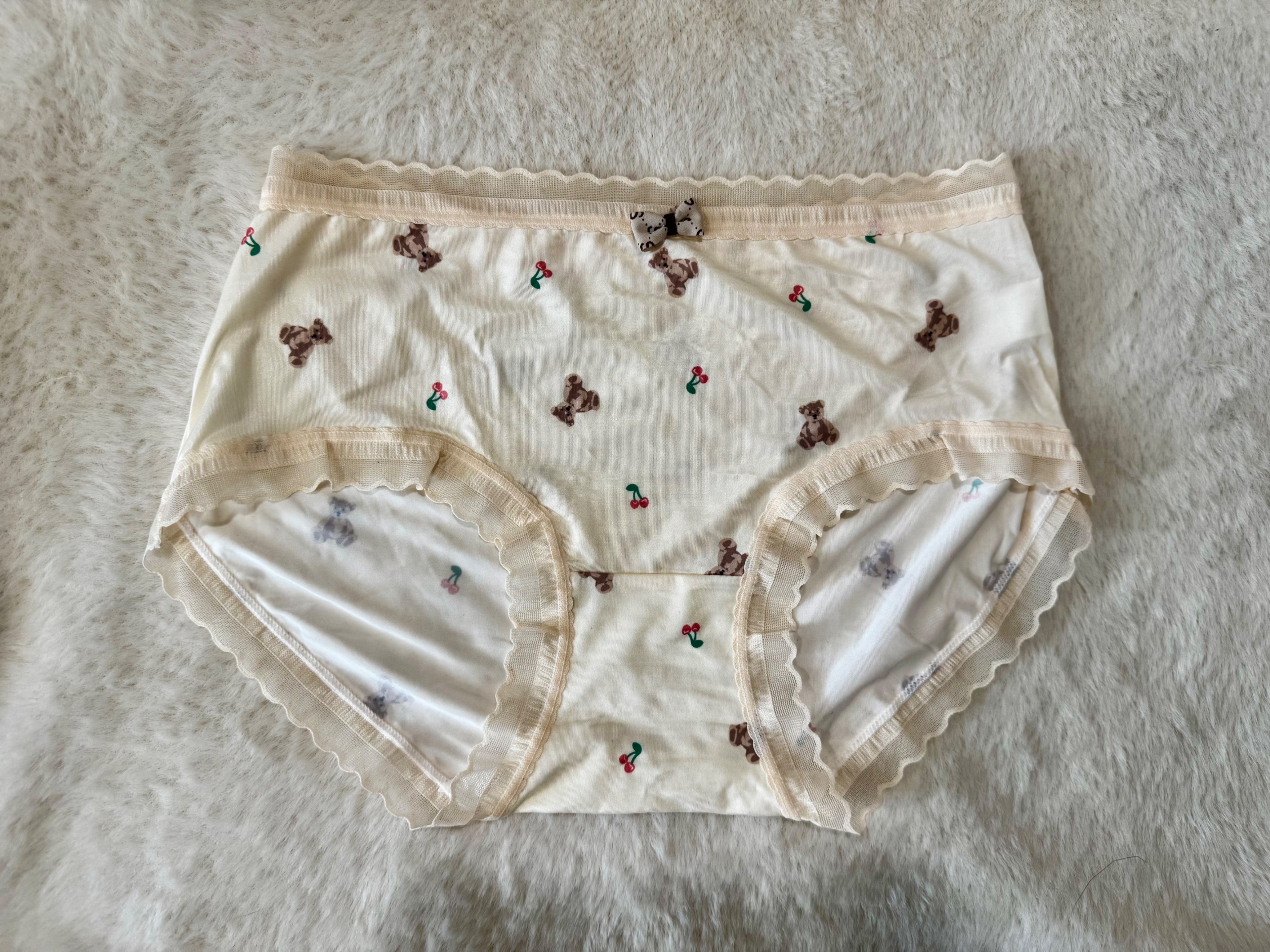 白色小熊內褲（初次購買請勿直接下單）