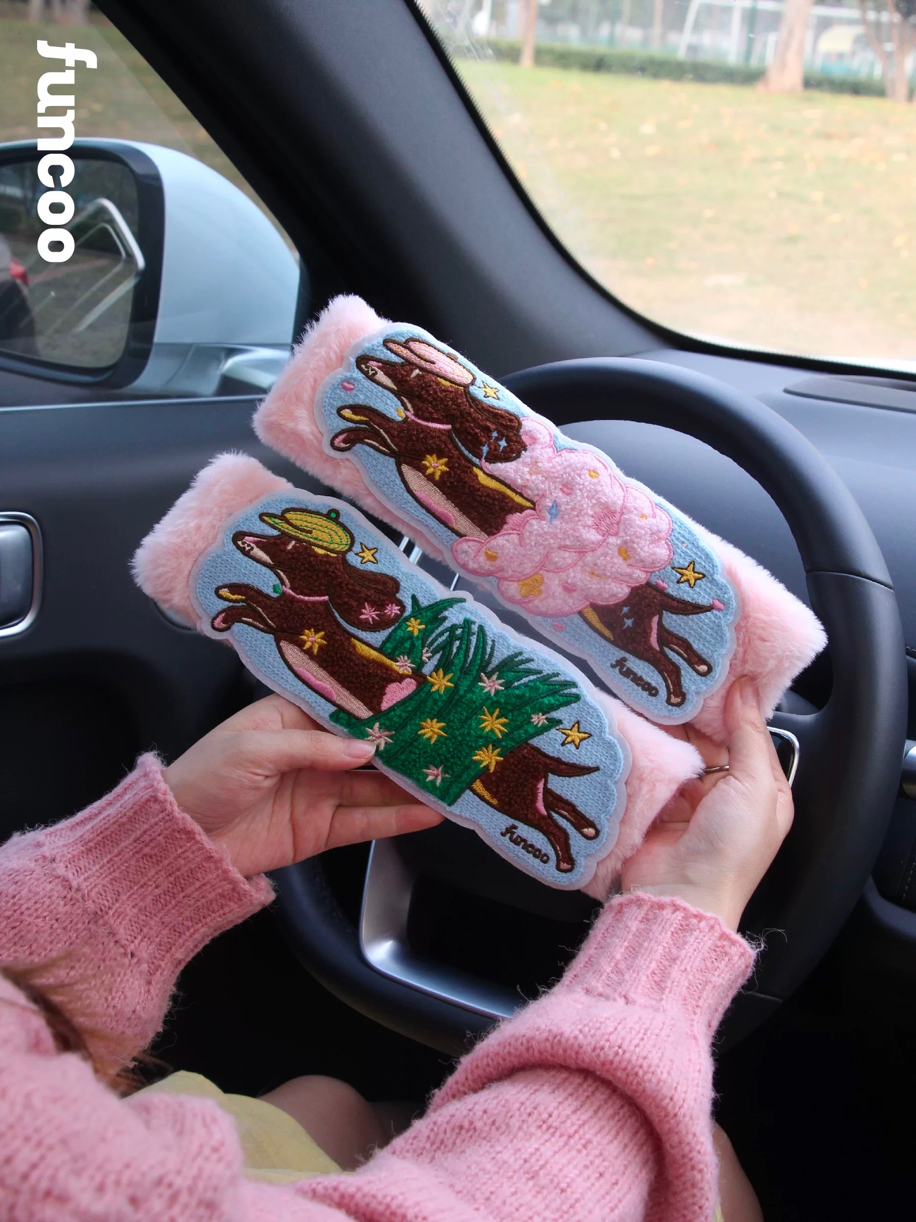 車用安全帶護肩套（ㄧ組）