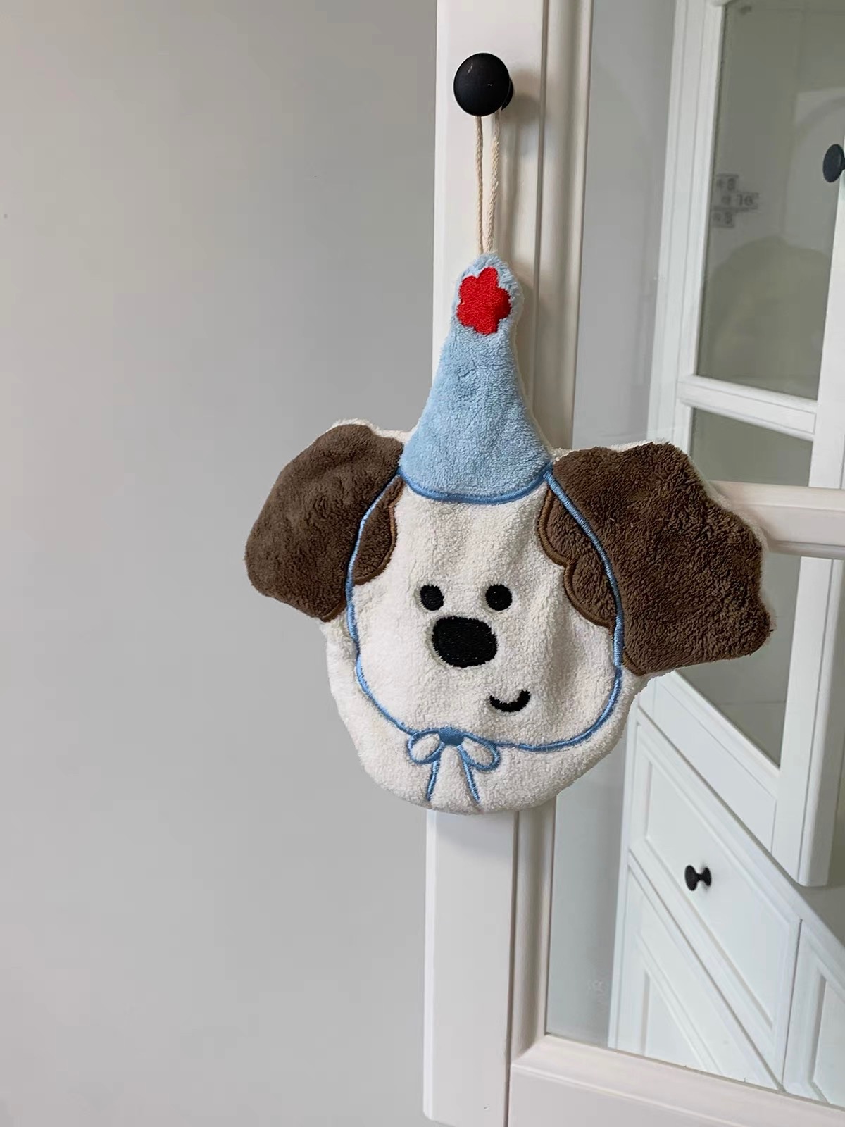 狗狗生日帽珊瑚絨擦手布
