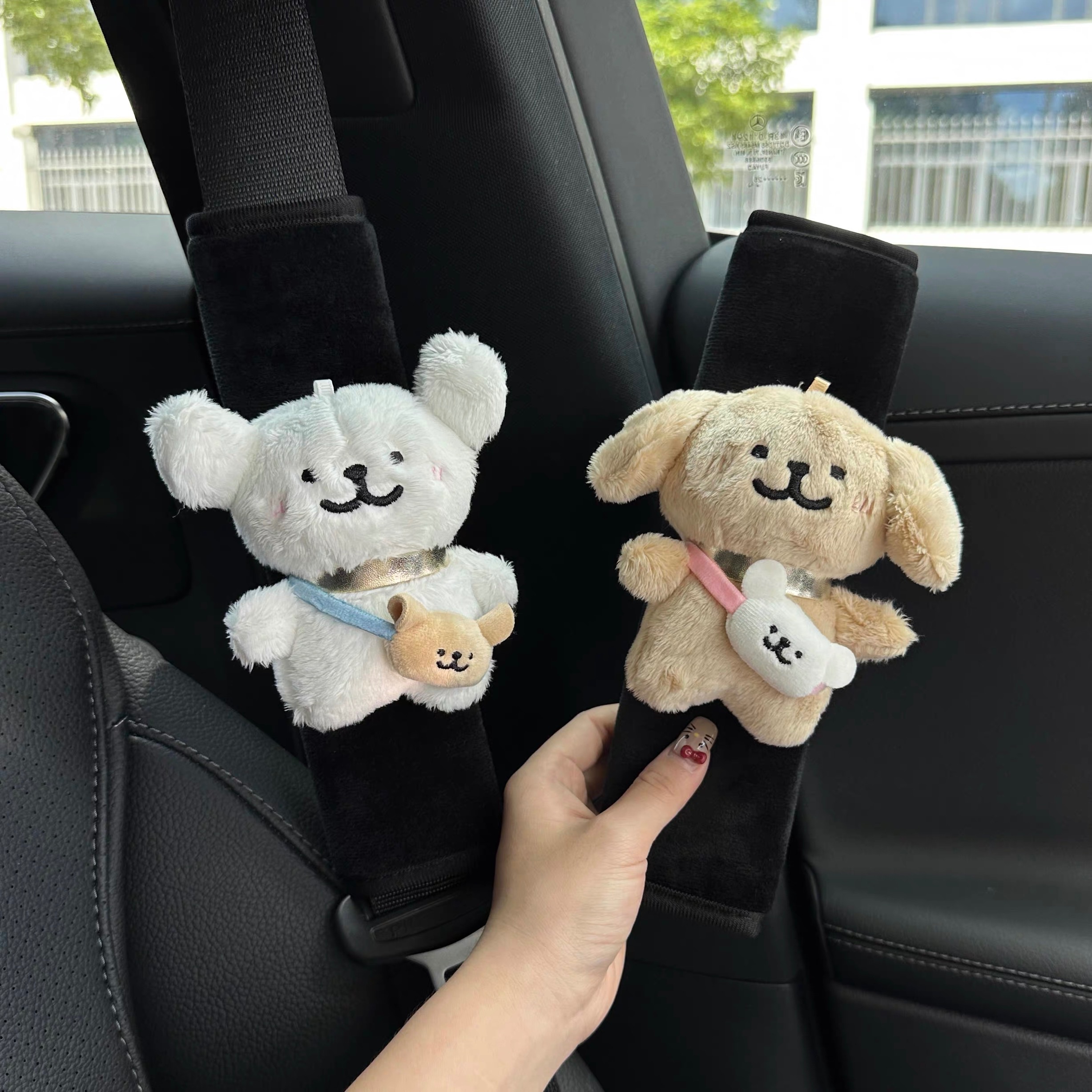 軟萌小狗安全帶護套