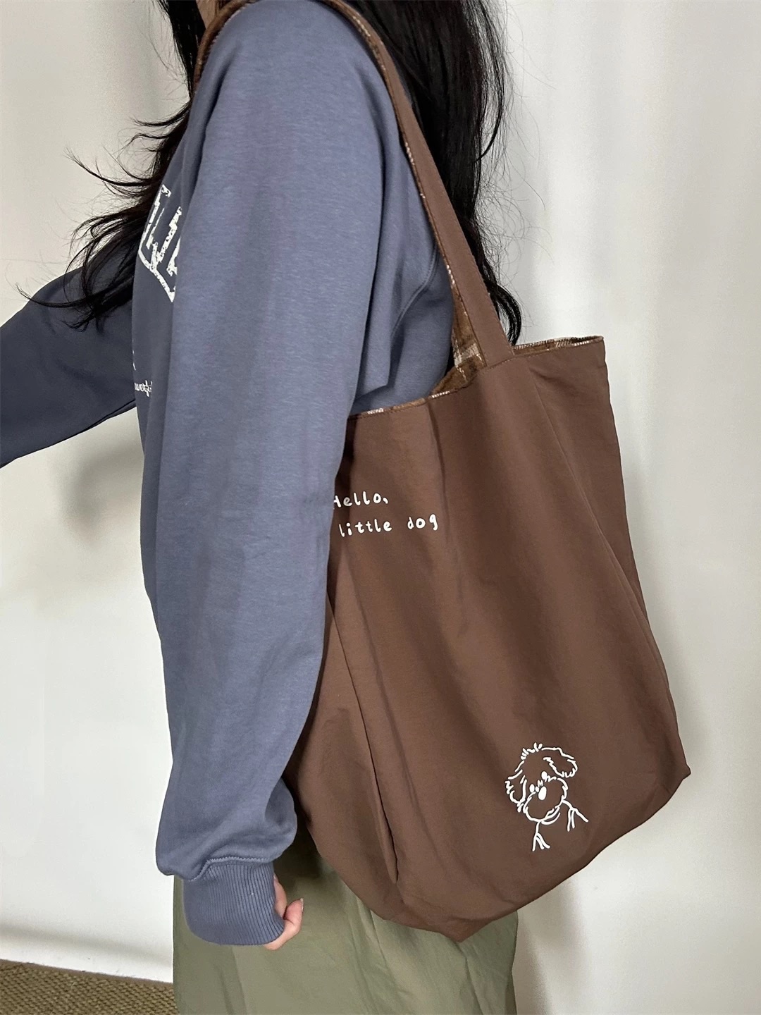 冬季雙面可用單肩包