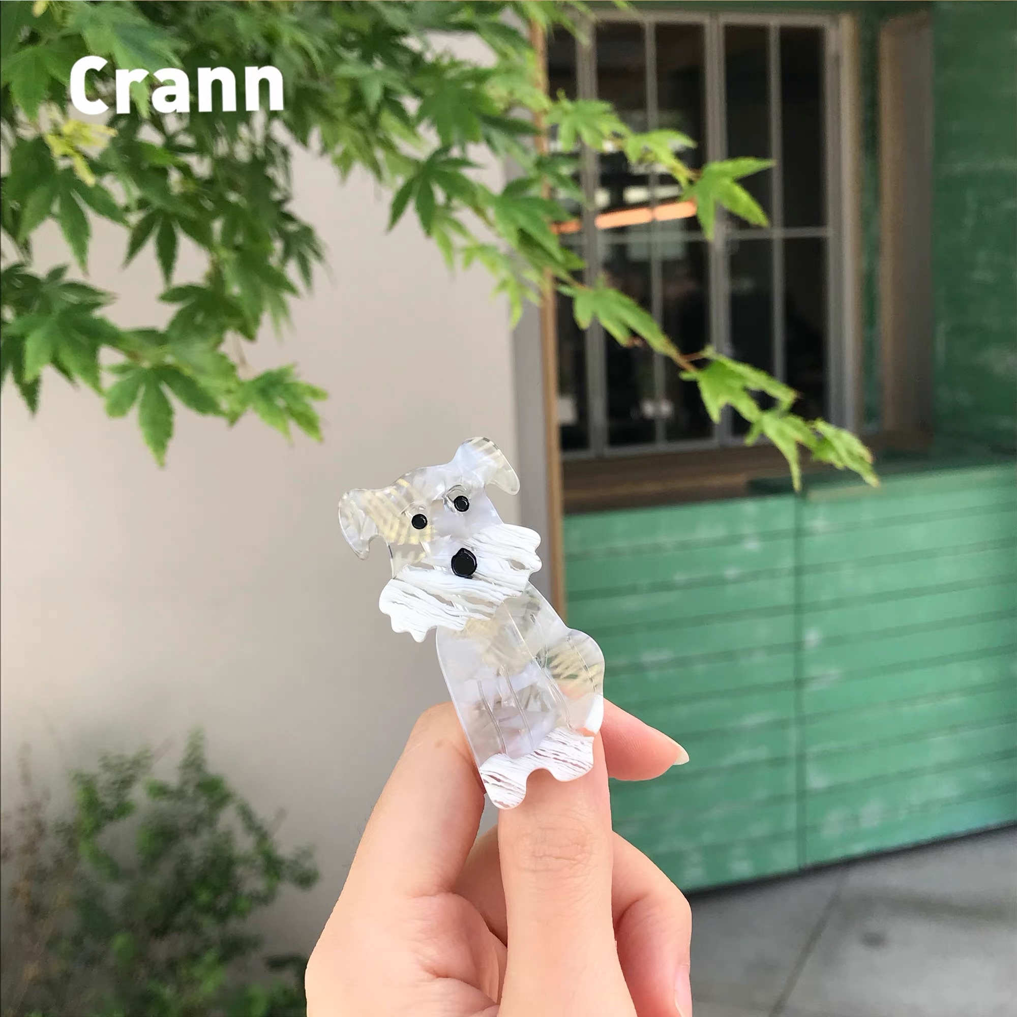 質感雪納瑞造型髮夾