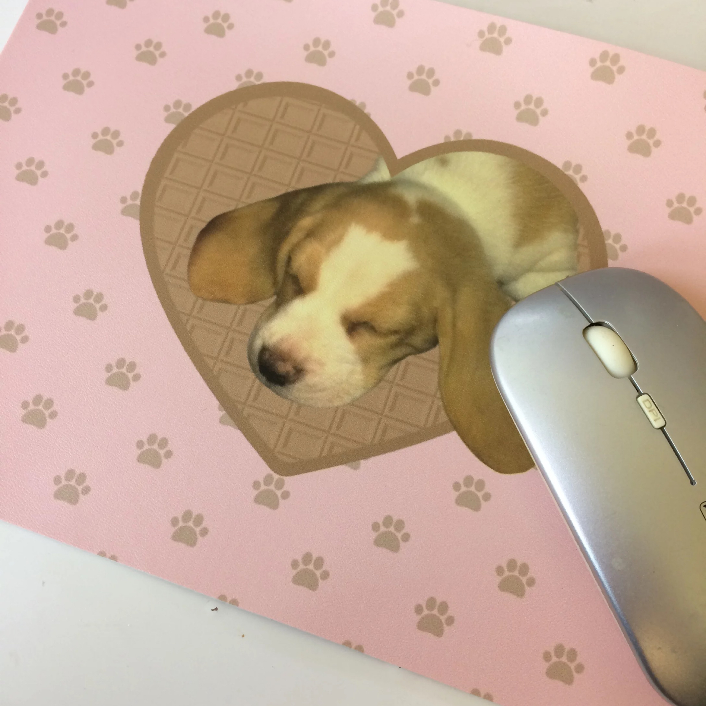 米格魯大耳狗造型滑鼠墊
