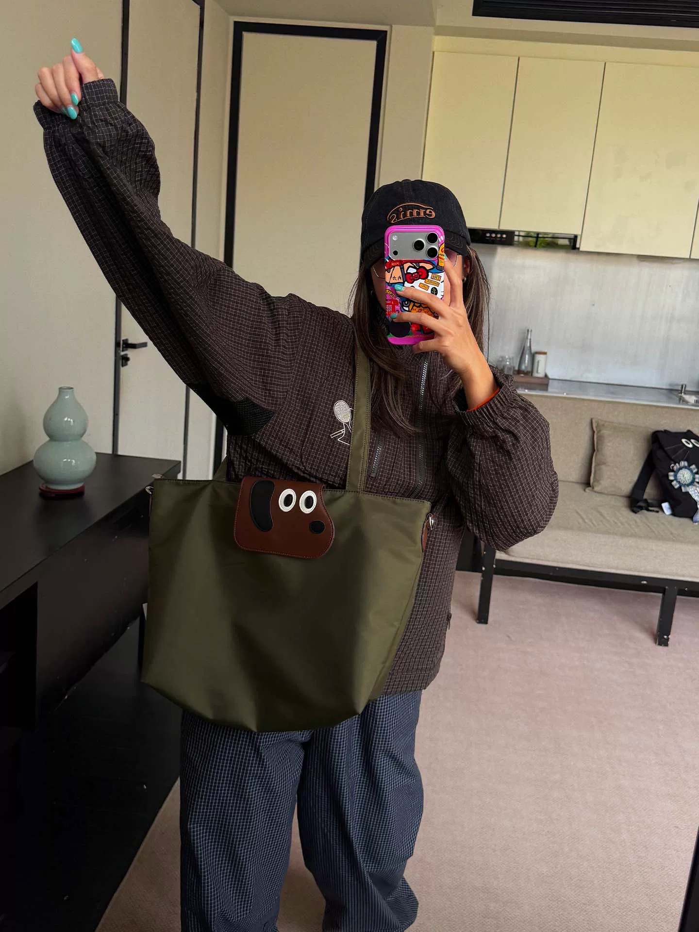 狗派百搭大容量通勤托特包