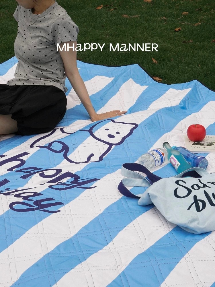假日小狗野餐墊
