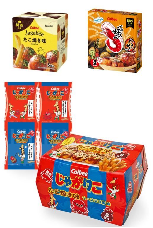 ⭐️Clabee 章魚燒口味（關西限定）じゃがりこ薯條｜蝦味先｜Jagabee薯條⭐️