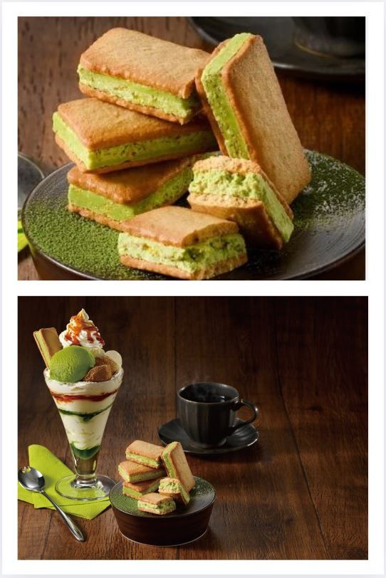 ⭐️老字號「からふね屋珈琲店」監製 京都 濃郁抹茶蕨餅聖代夾心餅乾⭐️
