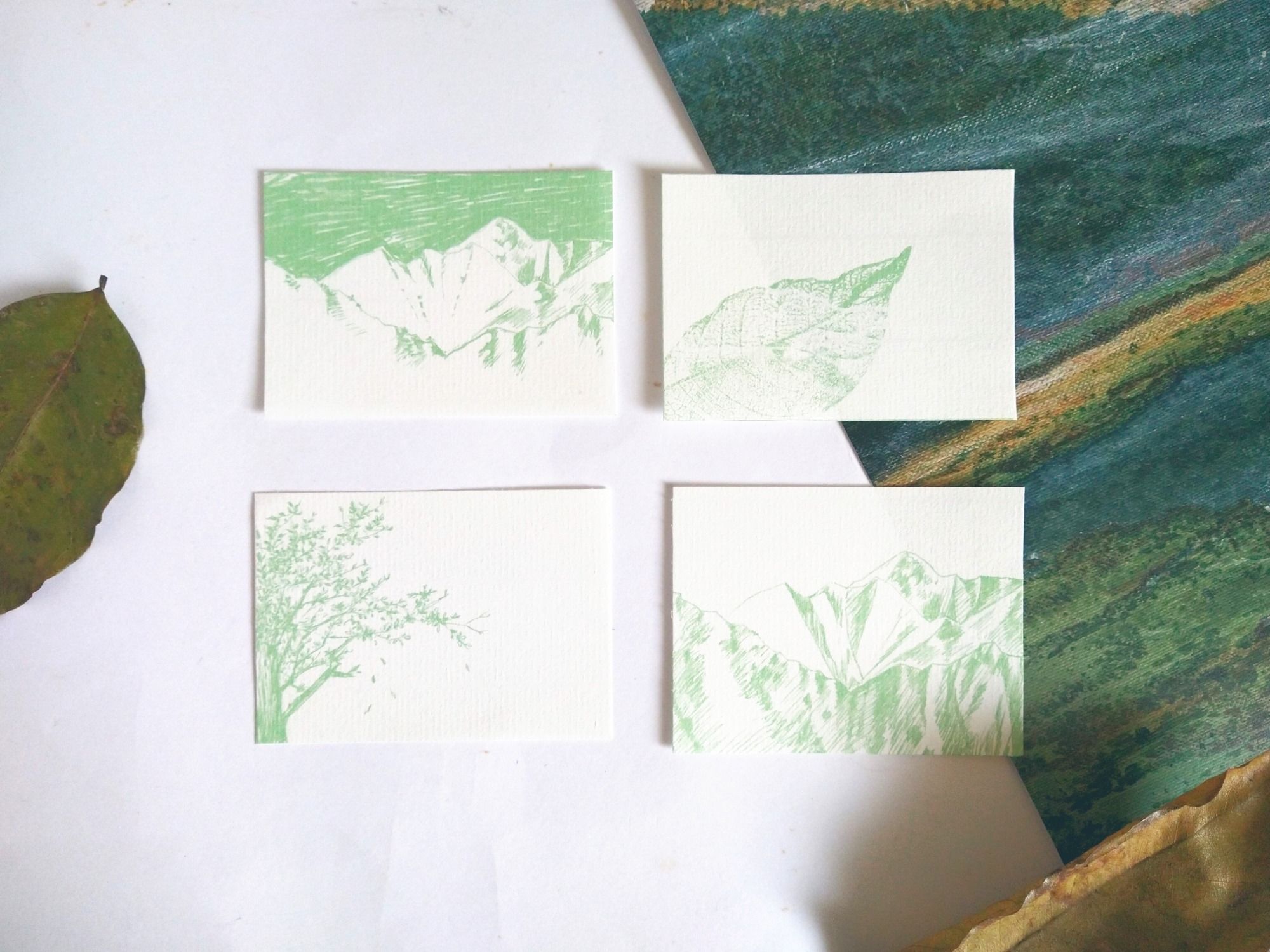 山樹葉 便箋