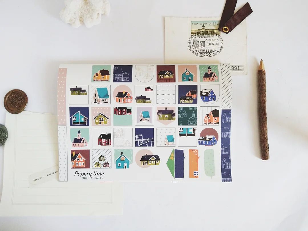 Papery time 插畫紙物誌