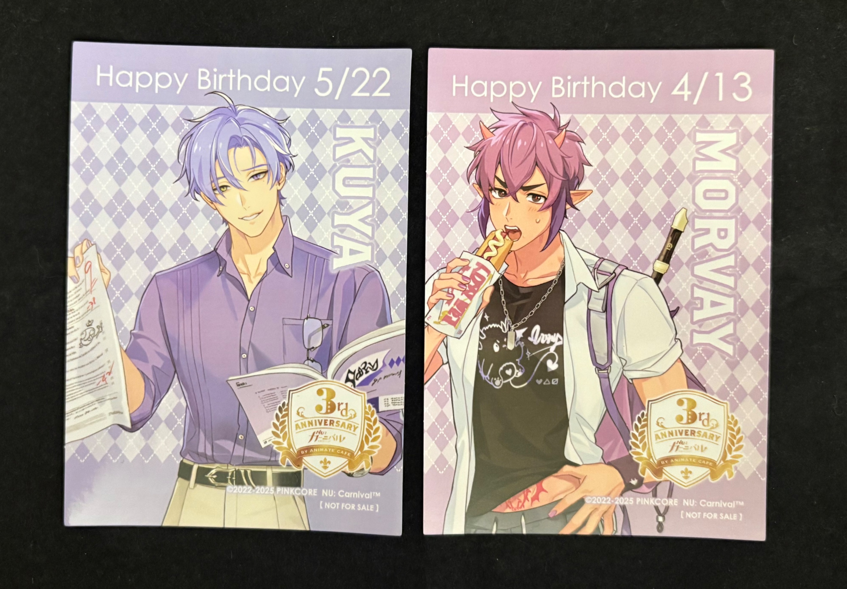 新世界狂歡三週年 安咖 生日特典寫真卡