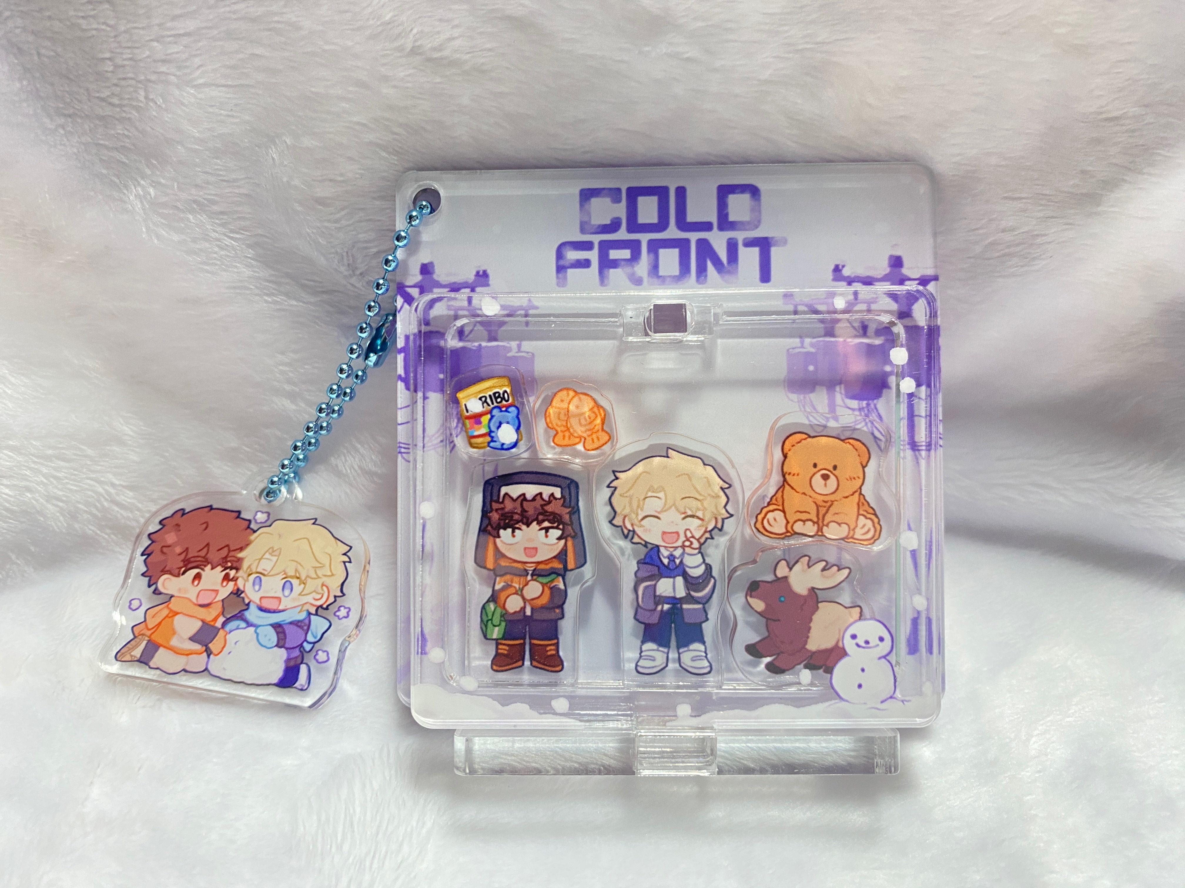 冷鋒壓克力拼裝盒玩