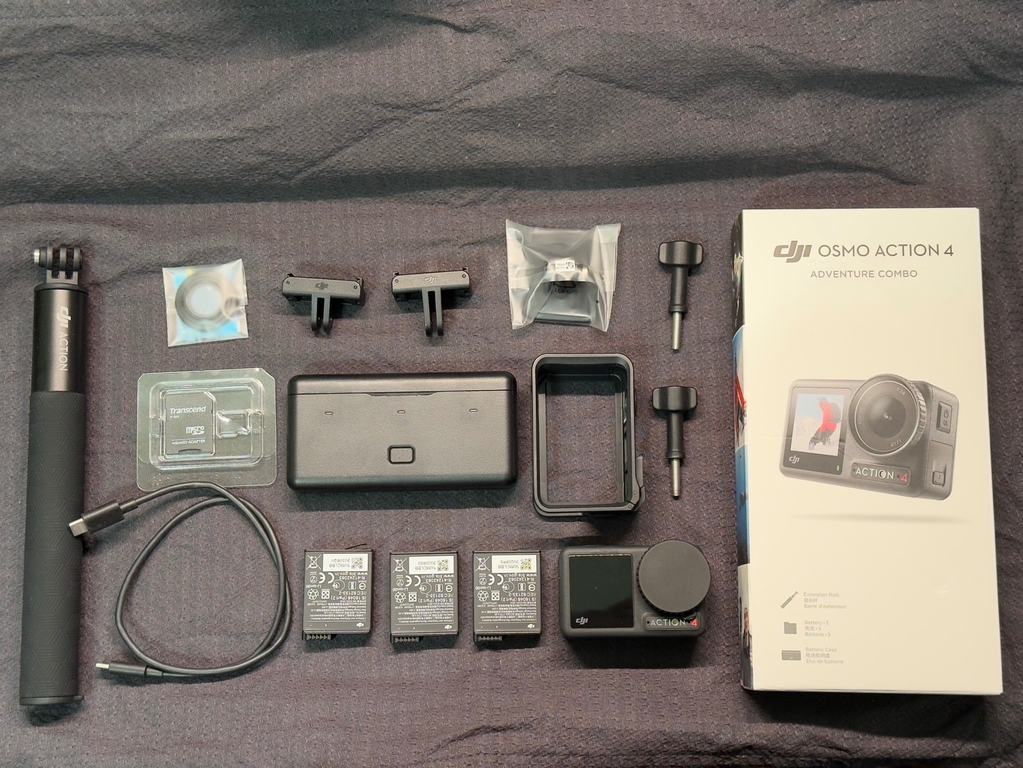 [二手] DJI 大疆 OSMO ACTION4 運動相機 全能套裝