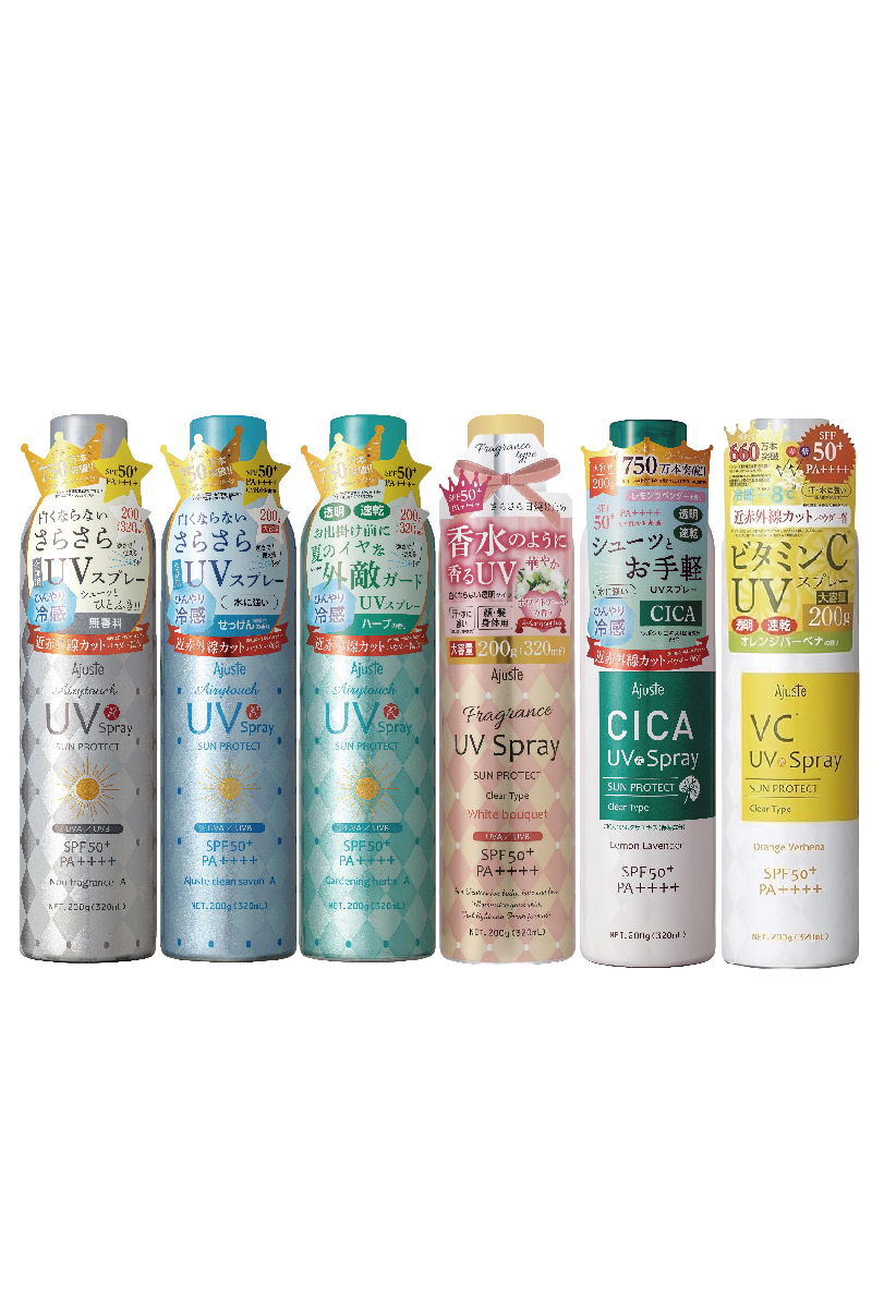 日本Ajuste 愛伽絲｜涼感防曬噴霧 SPF50/PA++++