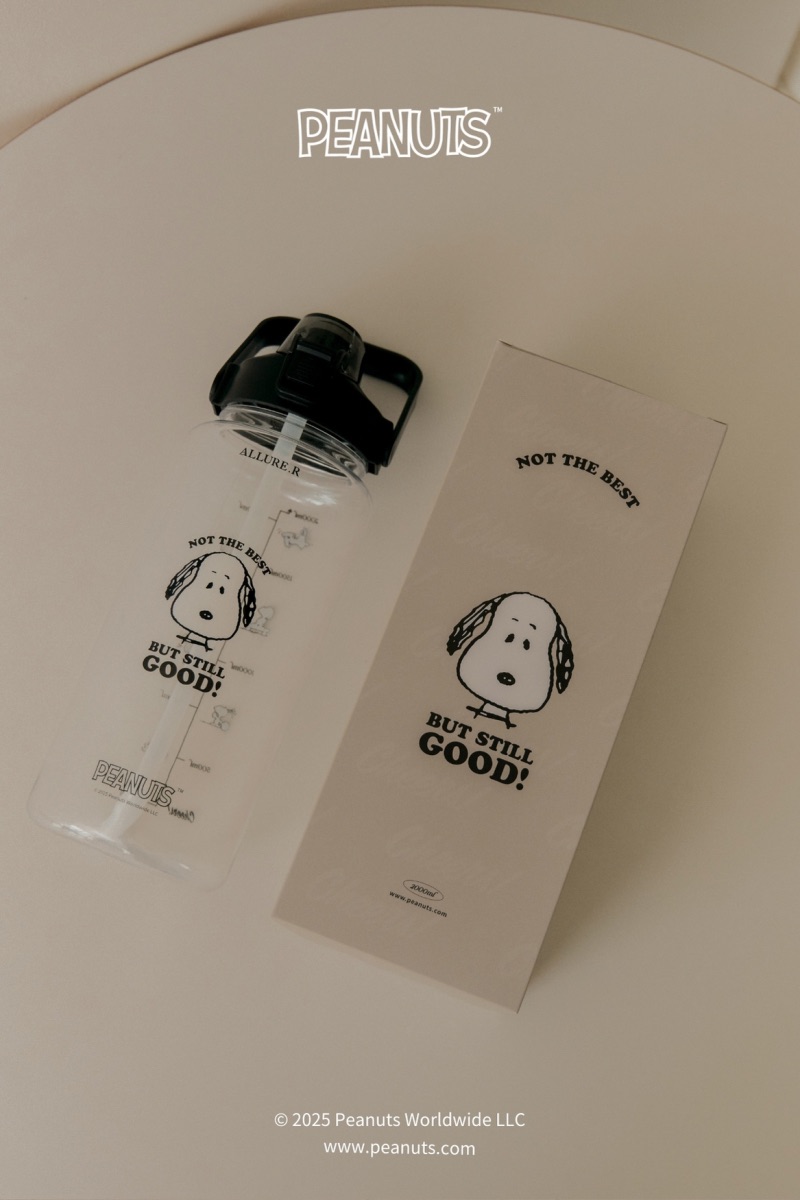 SNOOPY 經典手提大容量水壺 2000ml