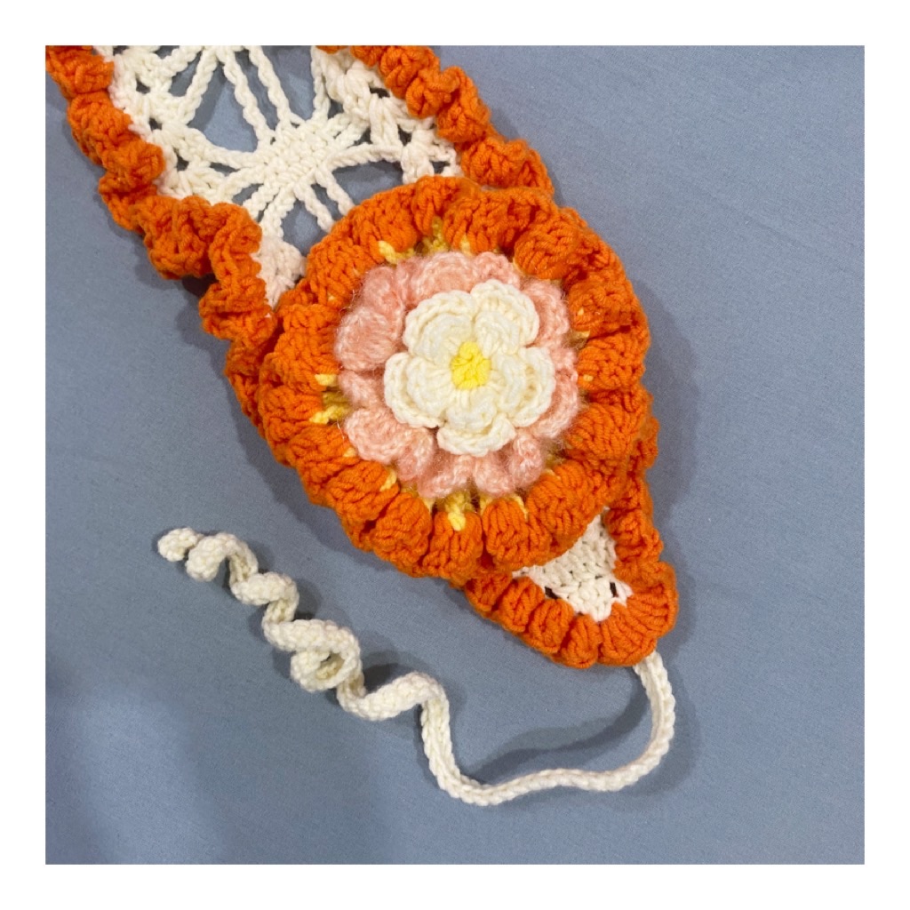 鉤針木耳邊耳罩