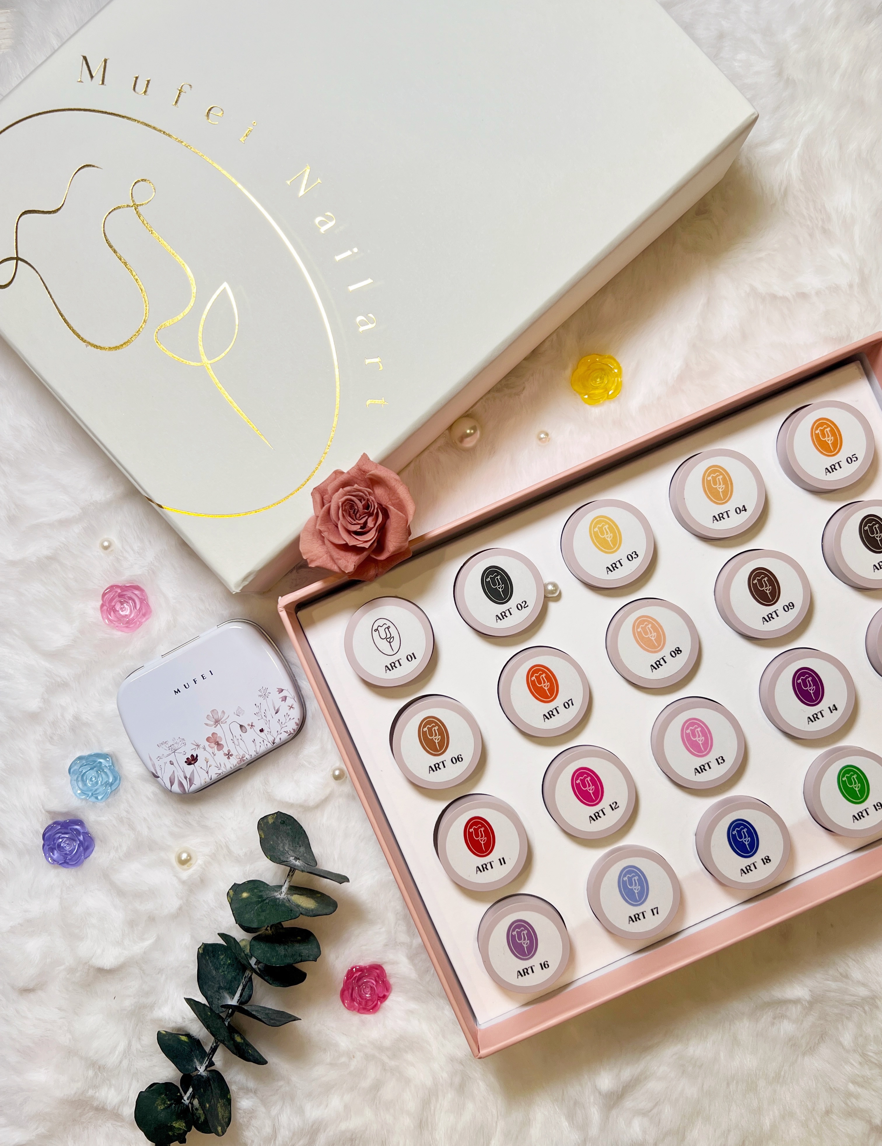 沐妃20色彩繪膠