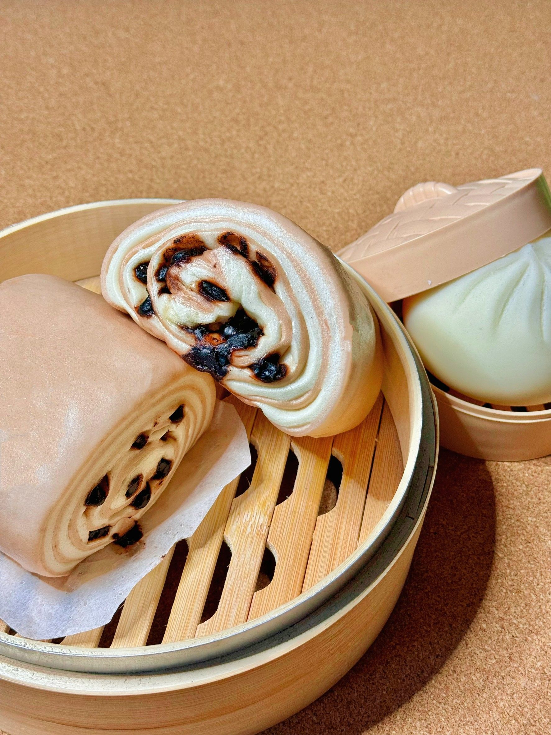 雙色鮮奶巧克力饅頭-奶素（3入）