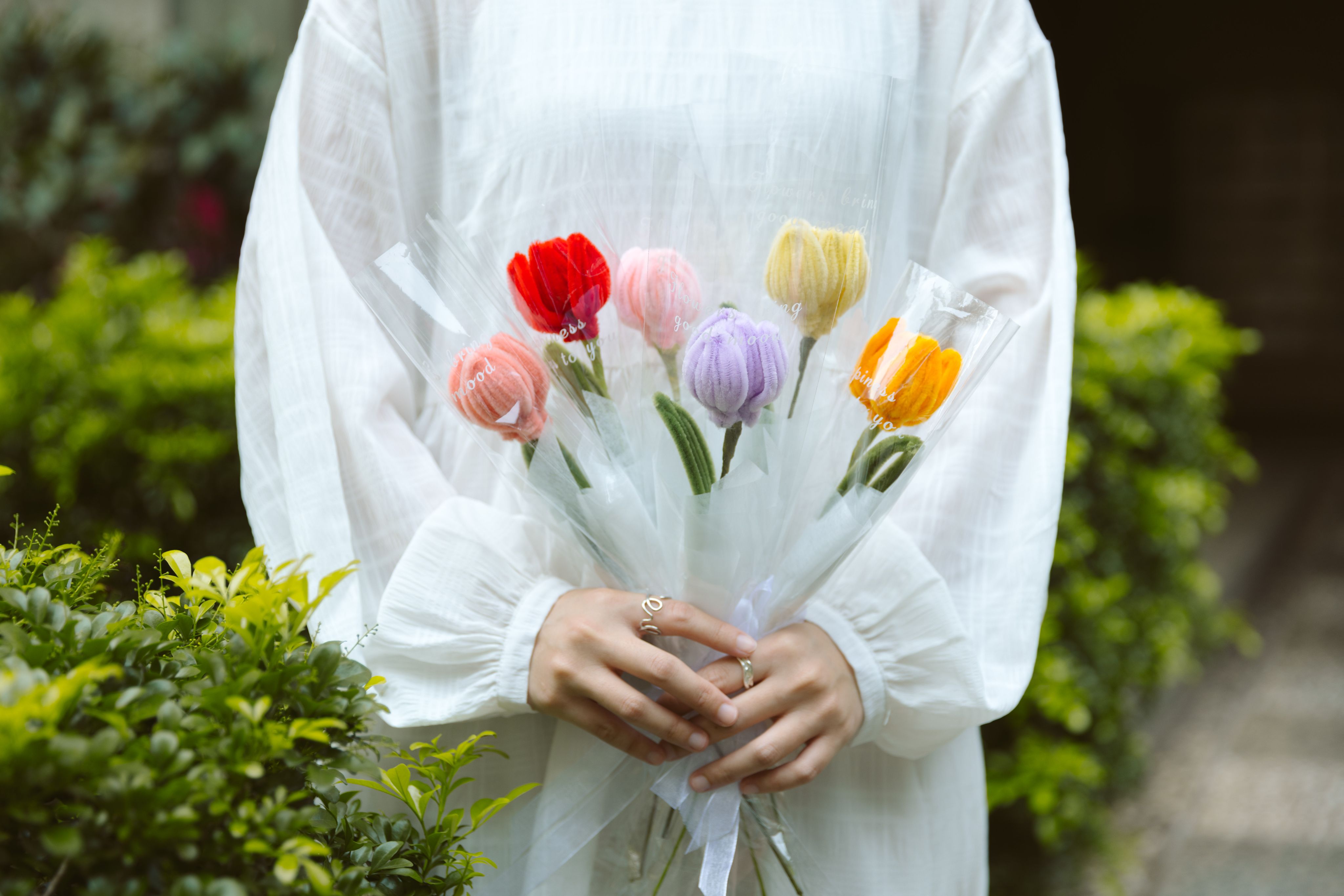 熱賣首選！手工毛根花－鬱金香🌷