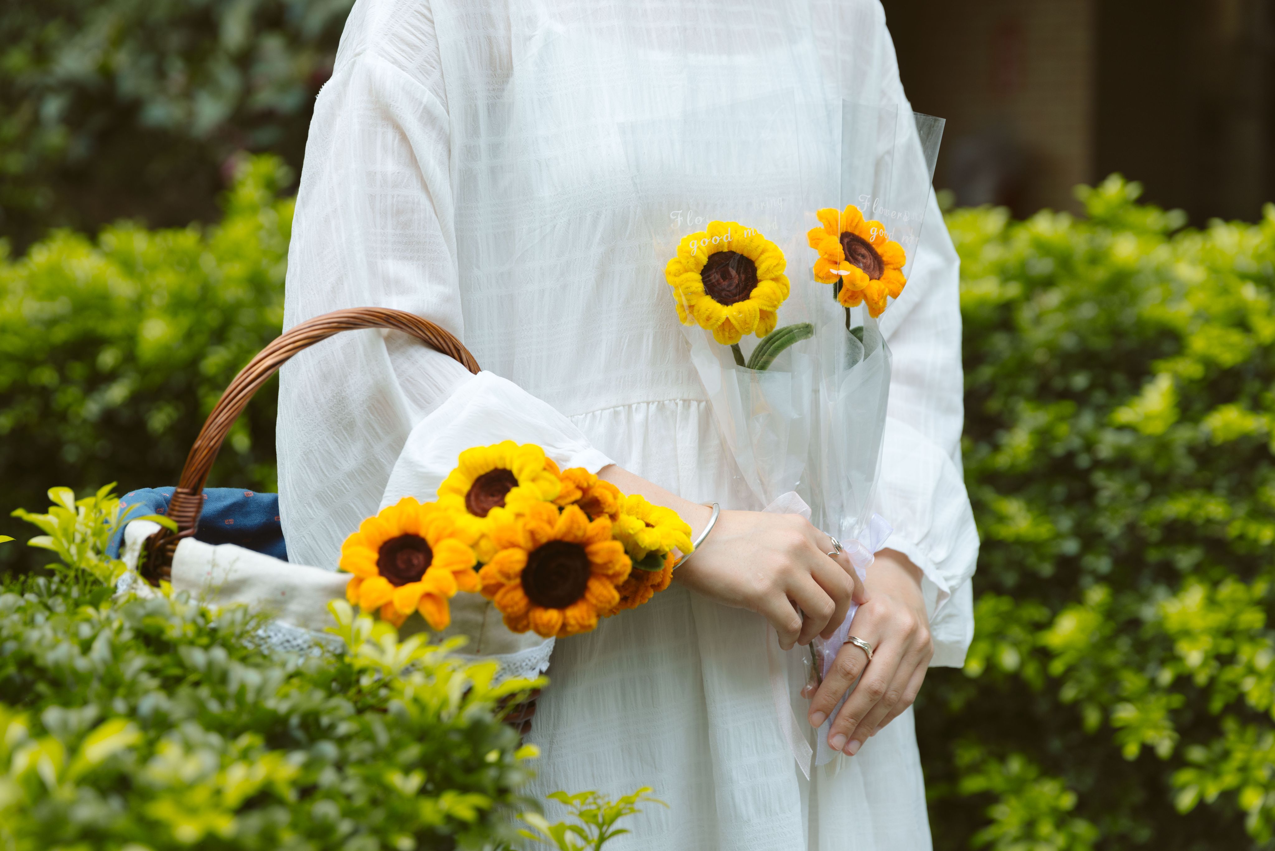 手工毛根花－向日葵🌻