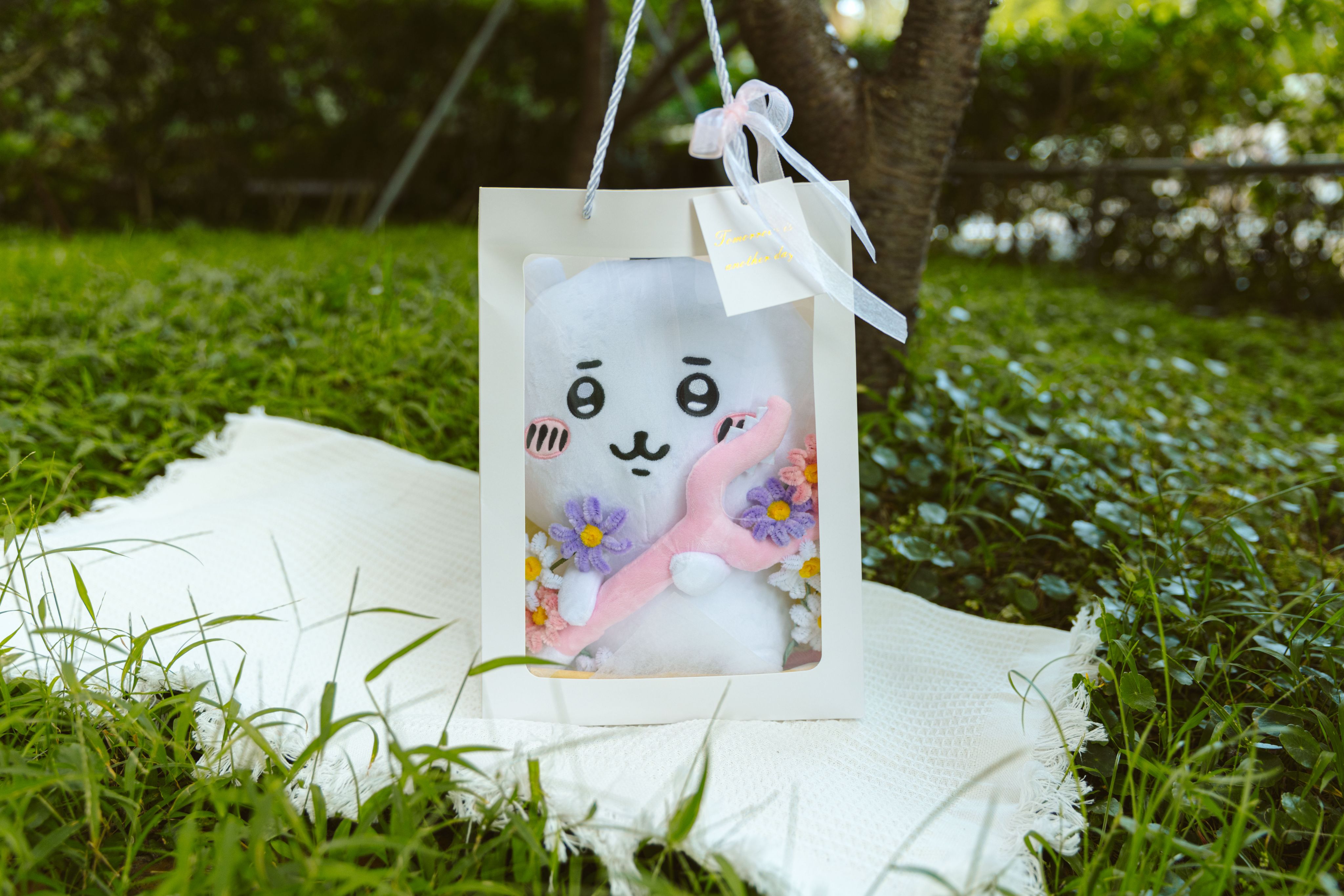 客製化給你勇氣 手工毛根花束娃娃禮盒🌼