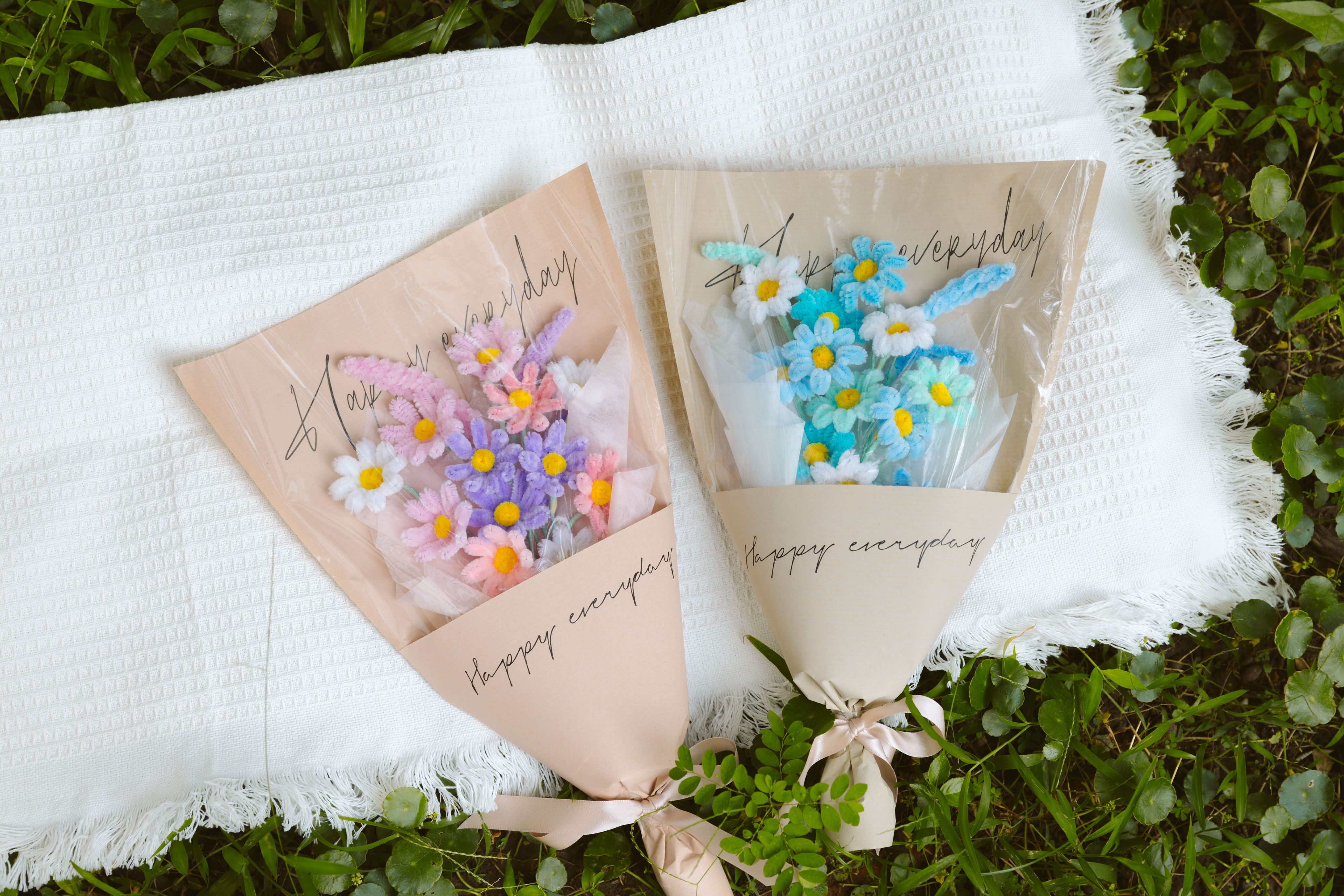 靜謐之森系列・手工毛根花束（預購）