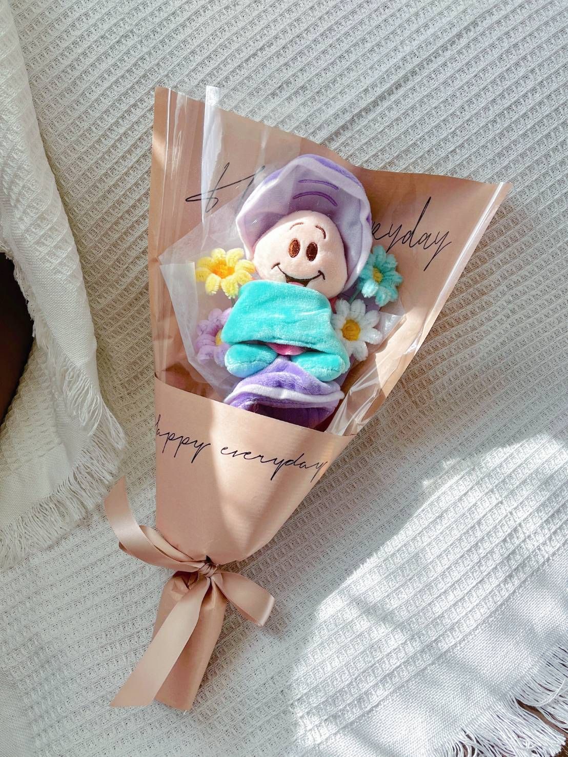 限量客製化海底寶寶 手工毛根花束🌼 送限量愛麗絲手作耳環