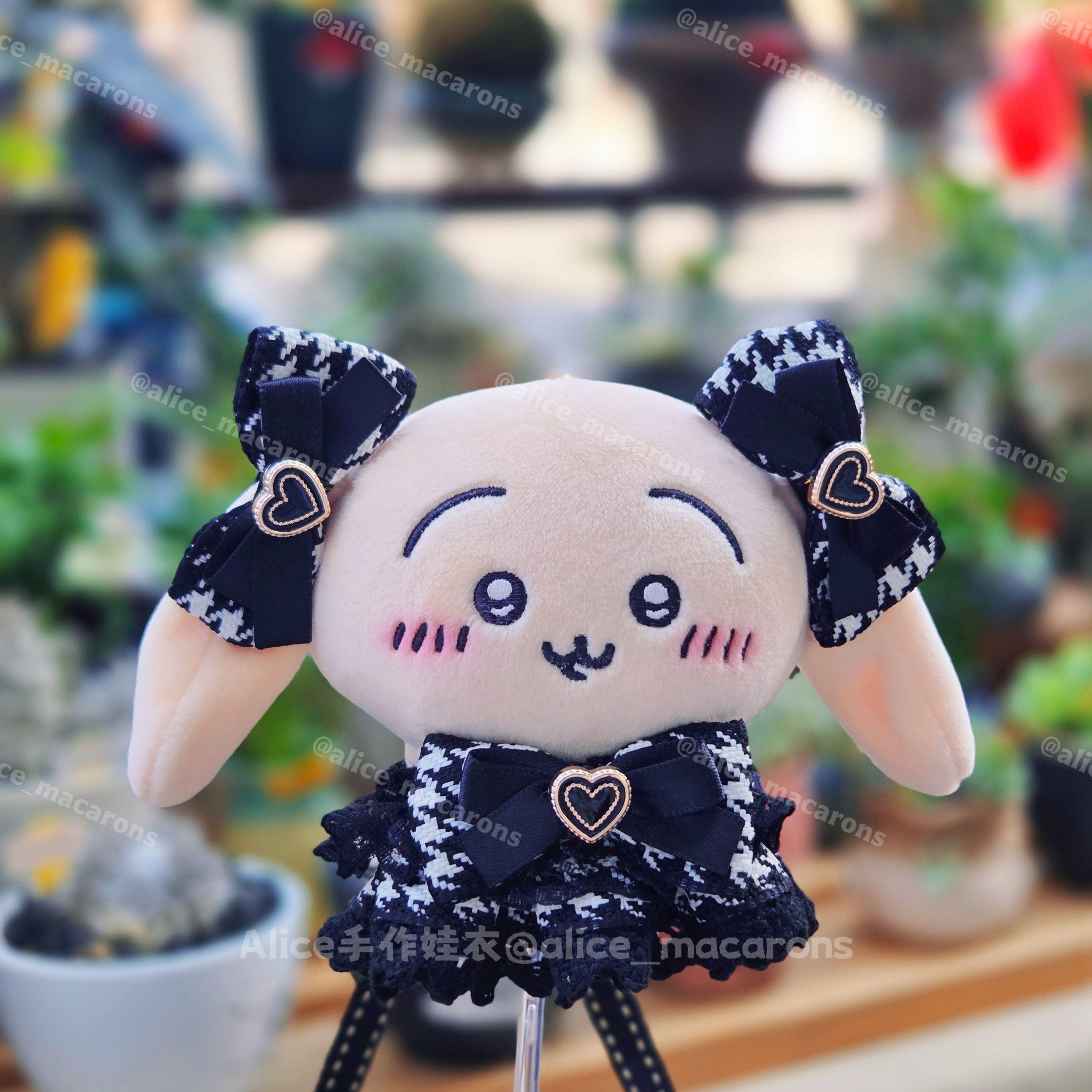 10cm娃衣36 黑白千鳥格（改版3款）