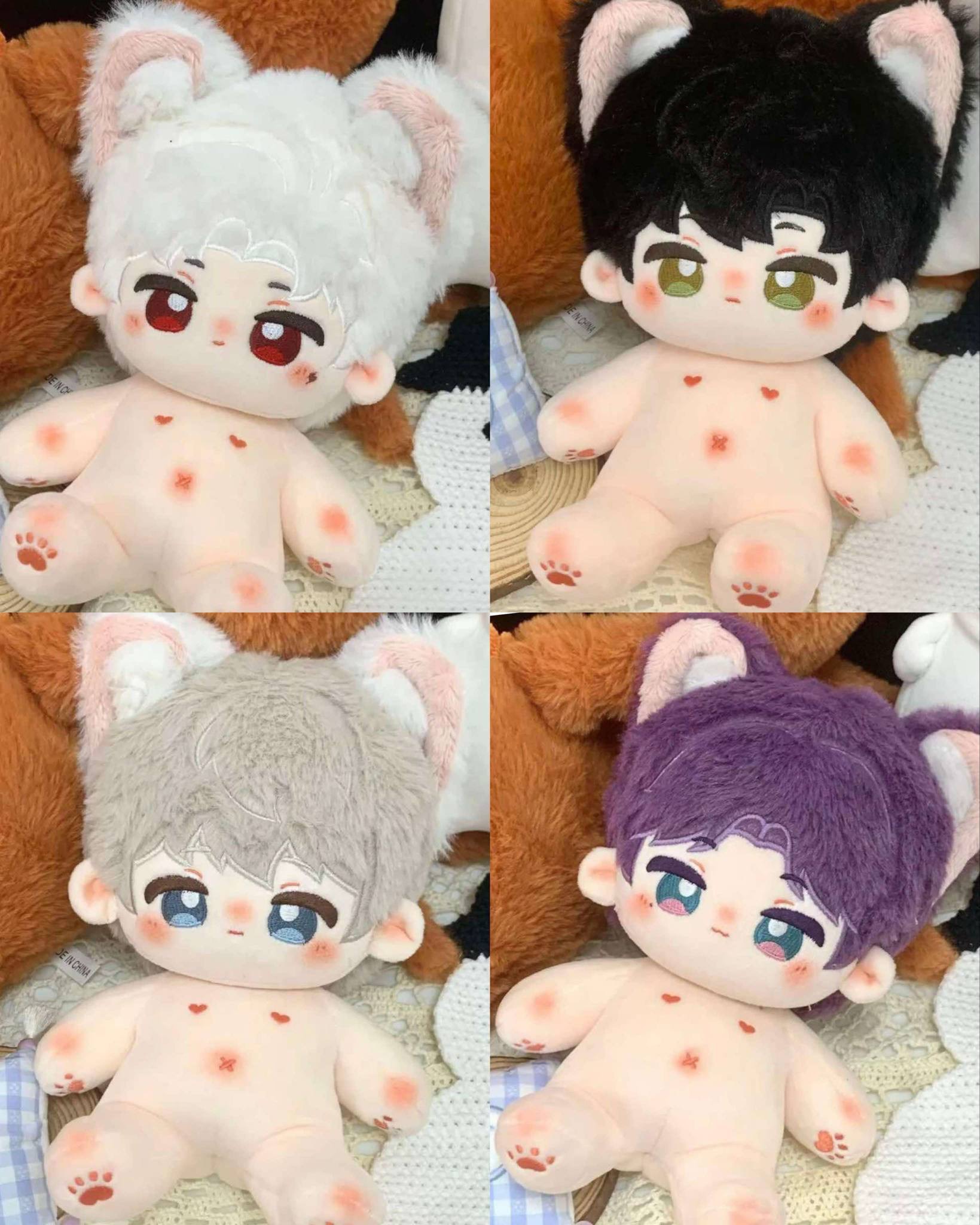 柚見系列20cm 有骨架+皮筋耳