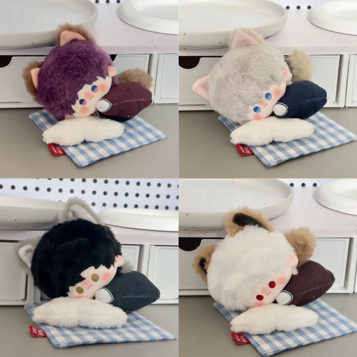 10cm趴趴體 貓咪執事 耳尾固定