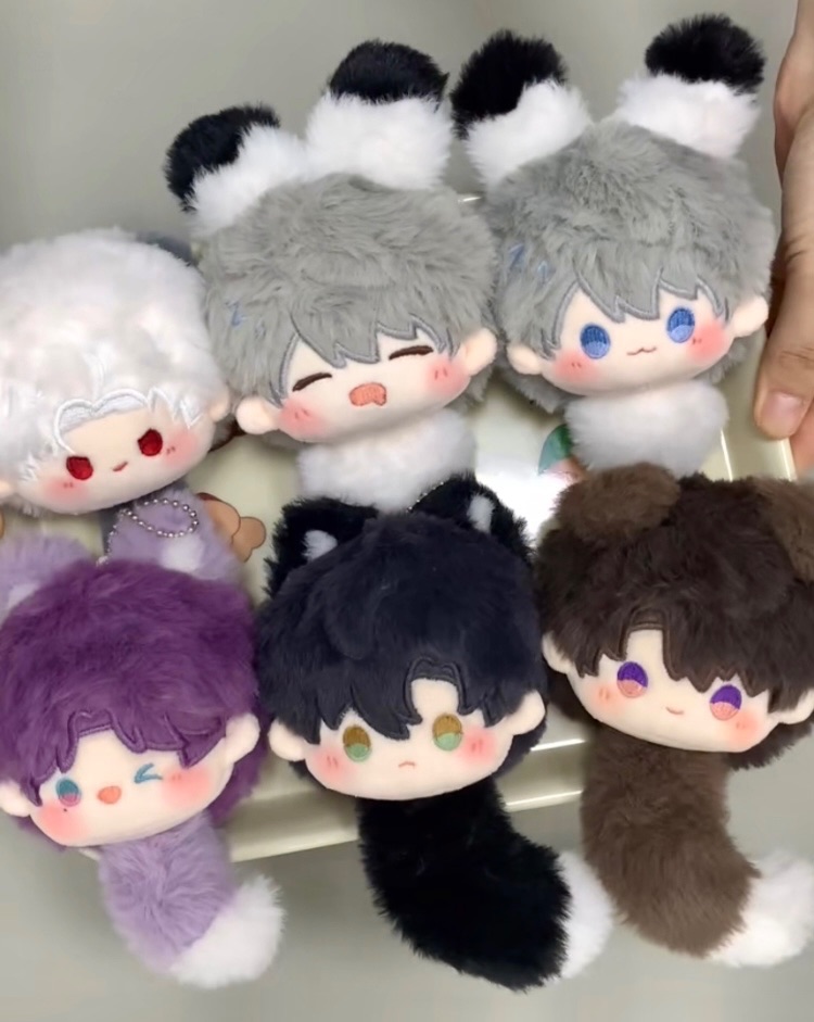 8cm團子掛件（耳尾固定）小星團 小梨團 小魚團 小晝團