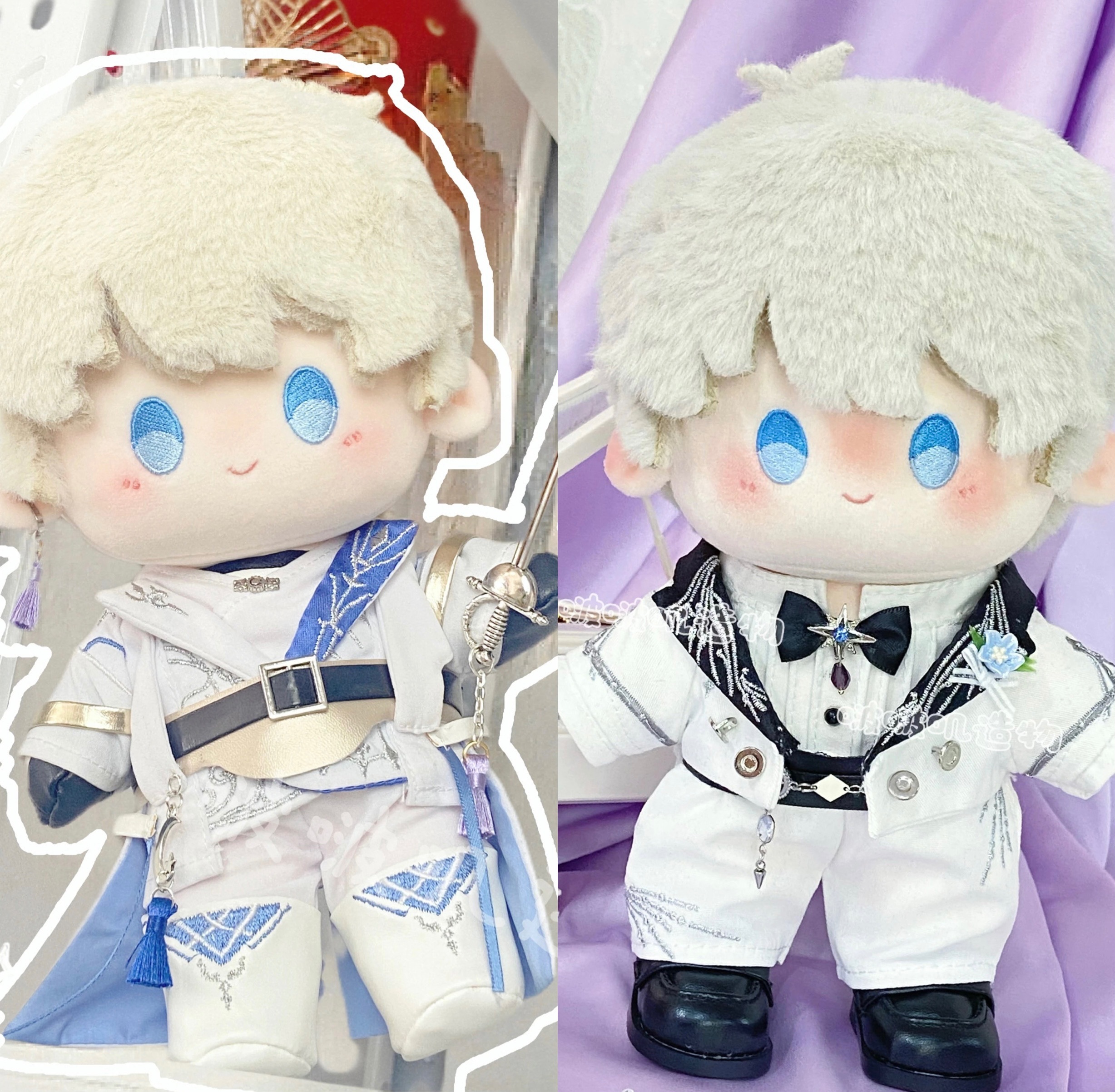 沈星回婚卡20CM娃衣套裝 雙星絆誓 / 光獵套裝