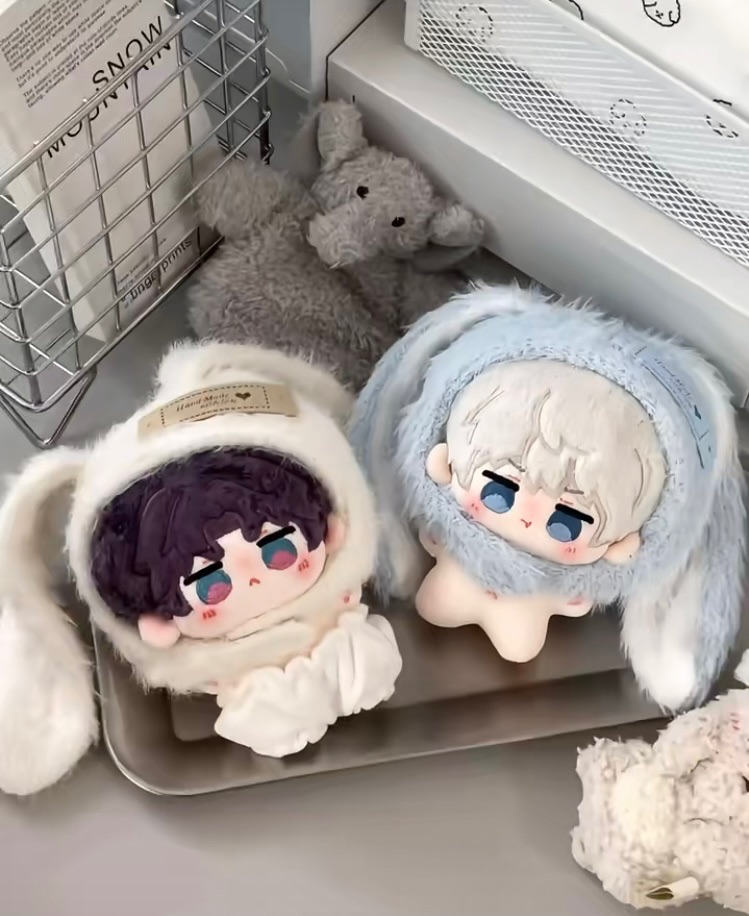 現貨【豆豆年糕出品】10cm兔兔糖（頭套+褲）