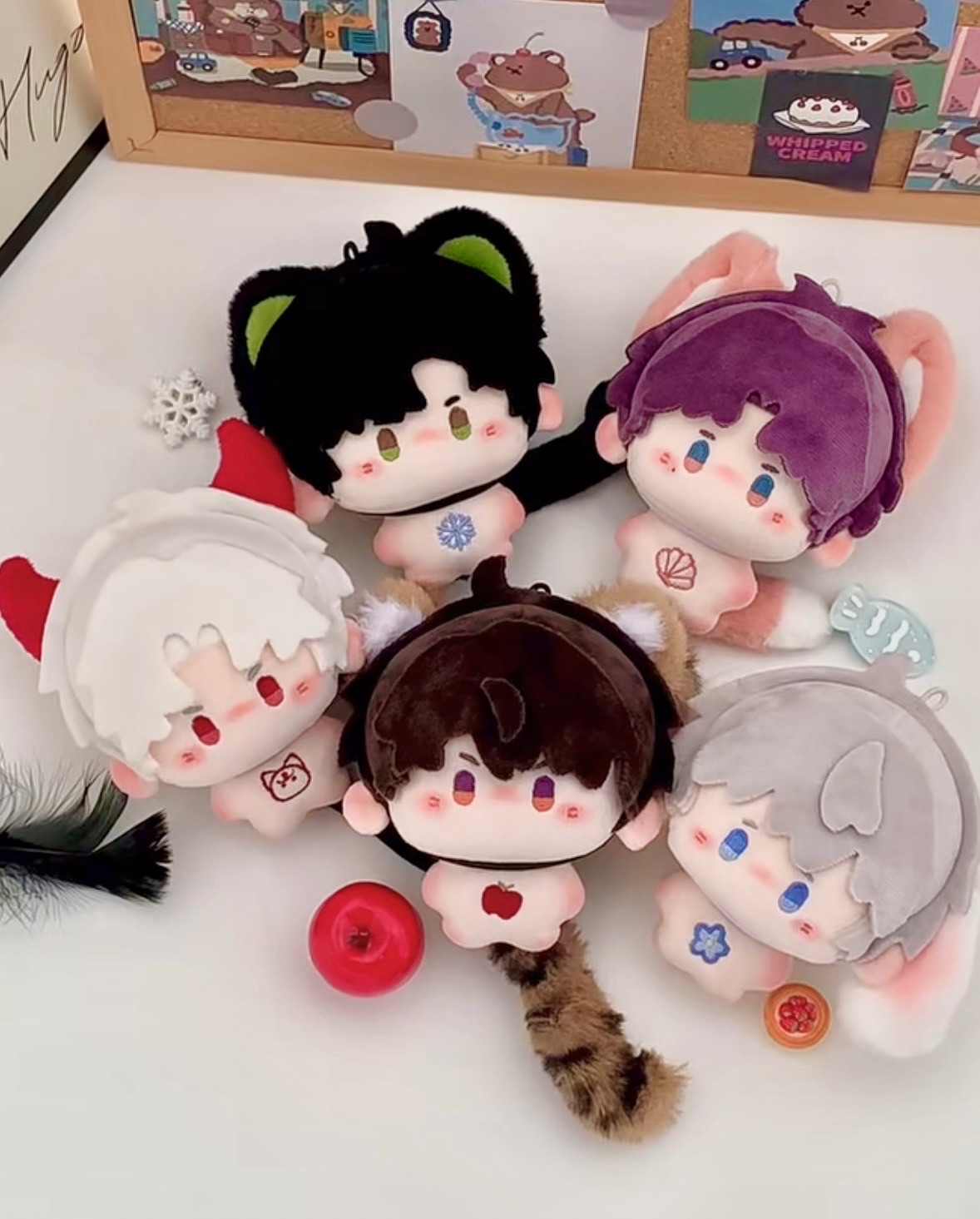 10CM大頭體（包含皮筋獸耳+磁吸尾巴）