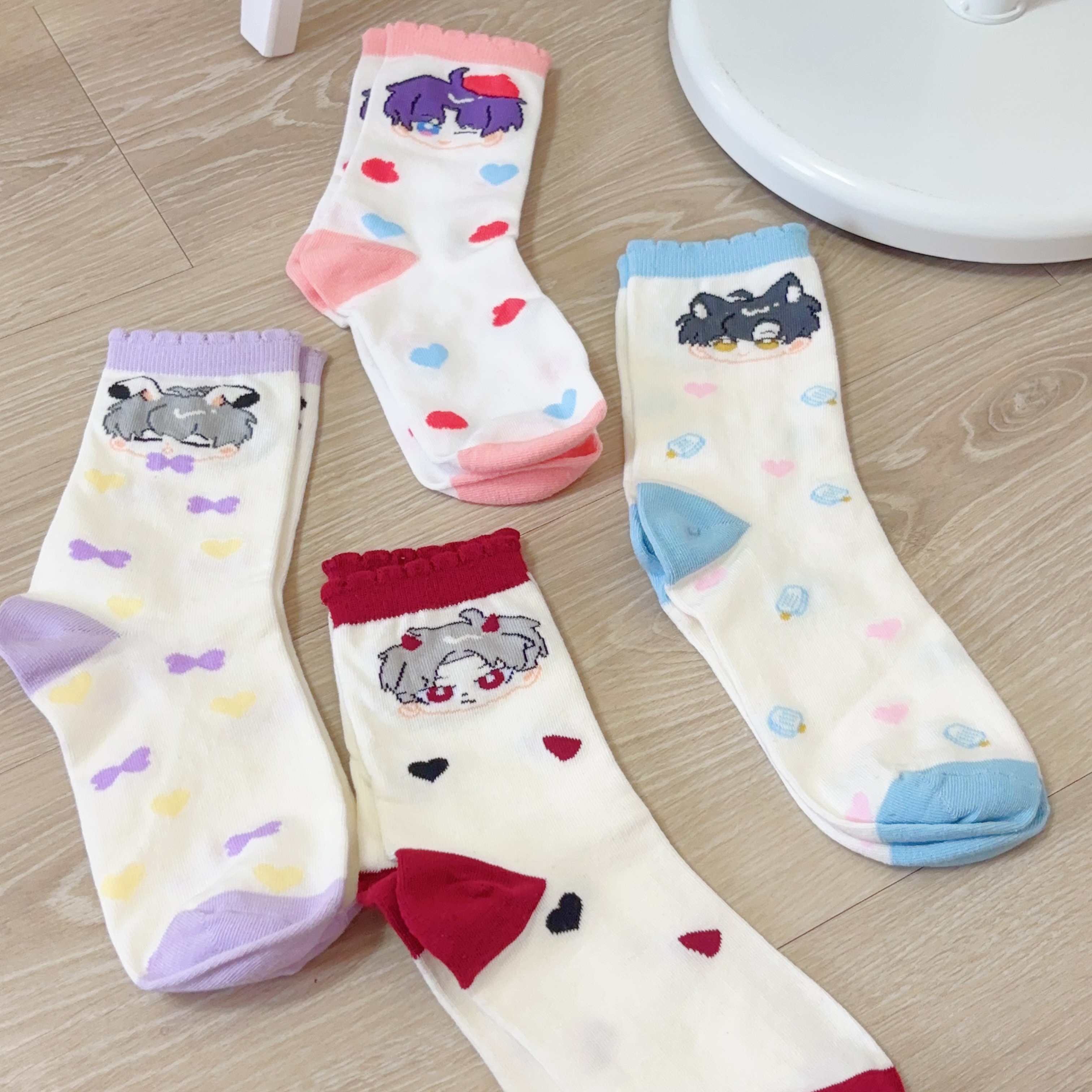 戀與深空 同人製品Q版襪（兩面圖案設計）