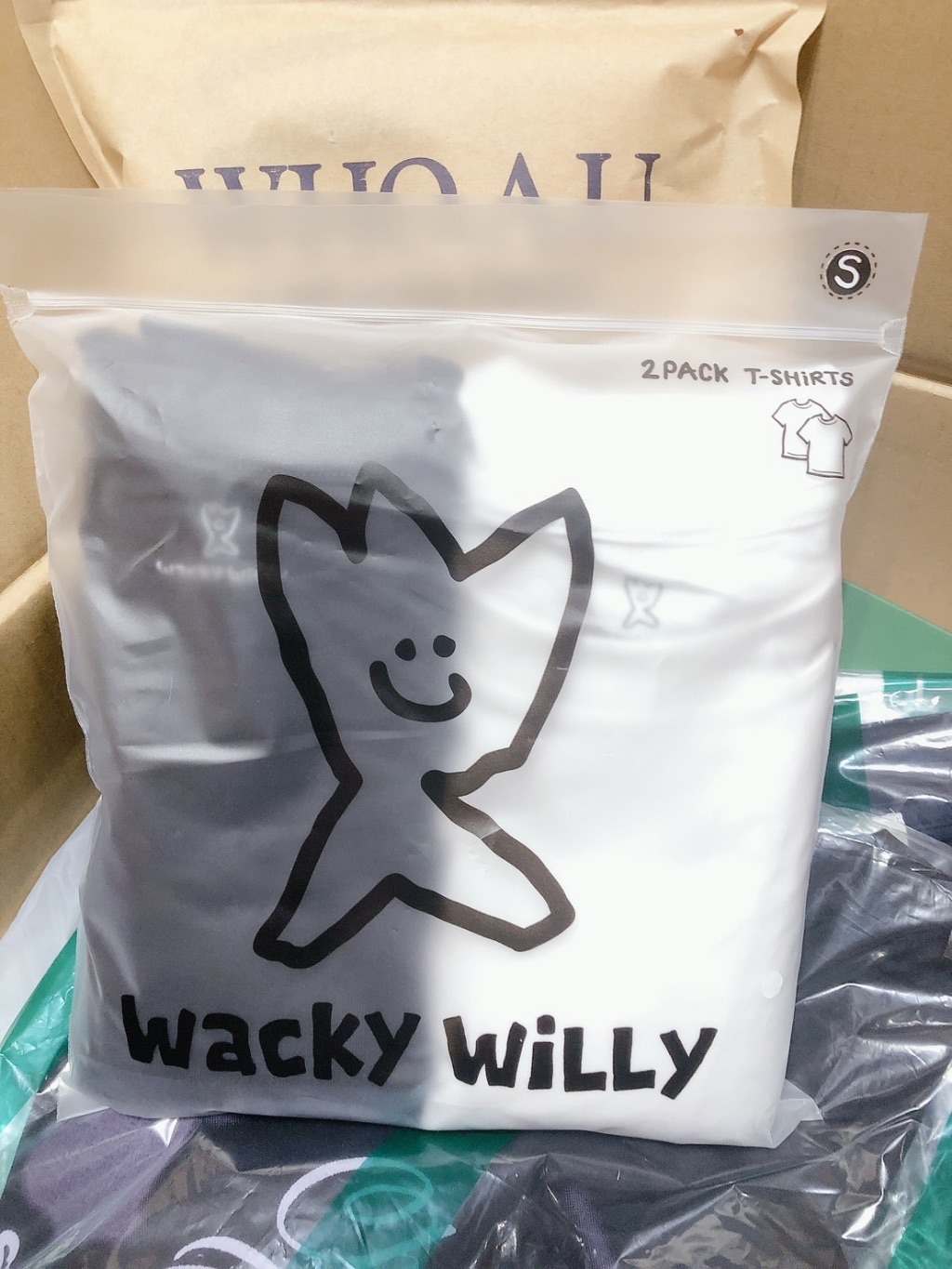韓國 Wacky Willy 經典二件套 短Ｔ