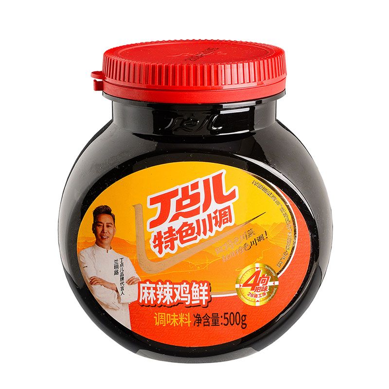 丁點兒麻辣雞鮮醬500克/瓶