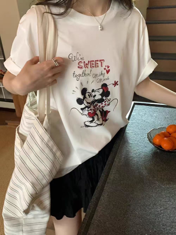 好日子GOOD DAY║3218 韓標美式相親相愛米奇米妮上衣