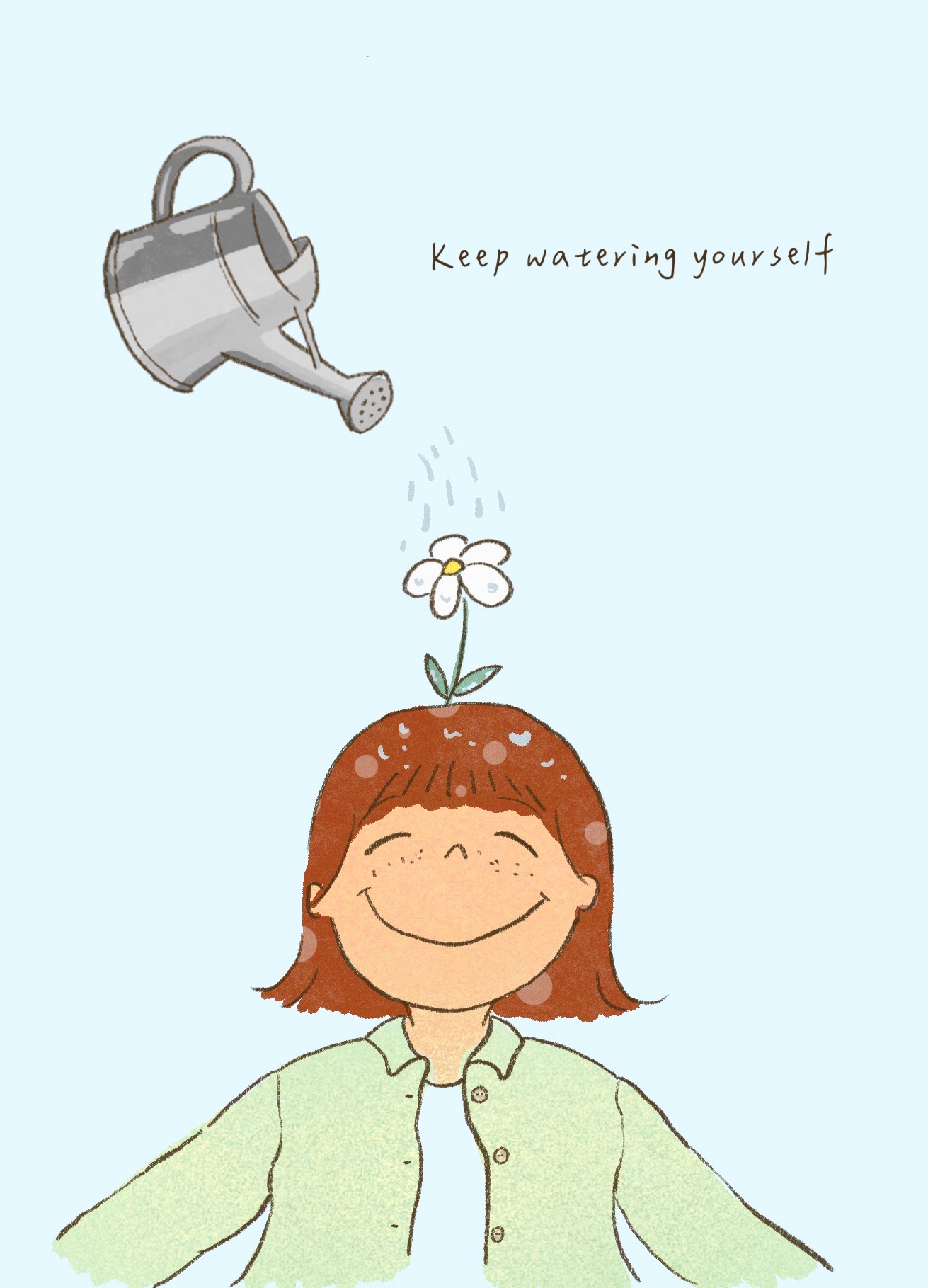 有話對你說系列－keep watering yourself 💧🌼