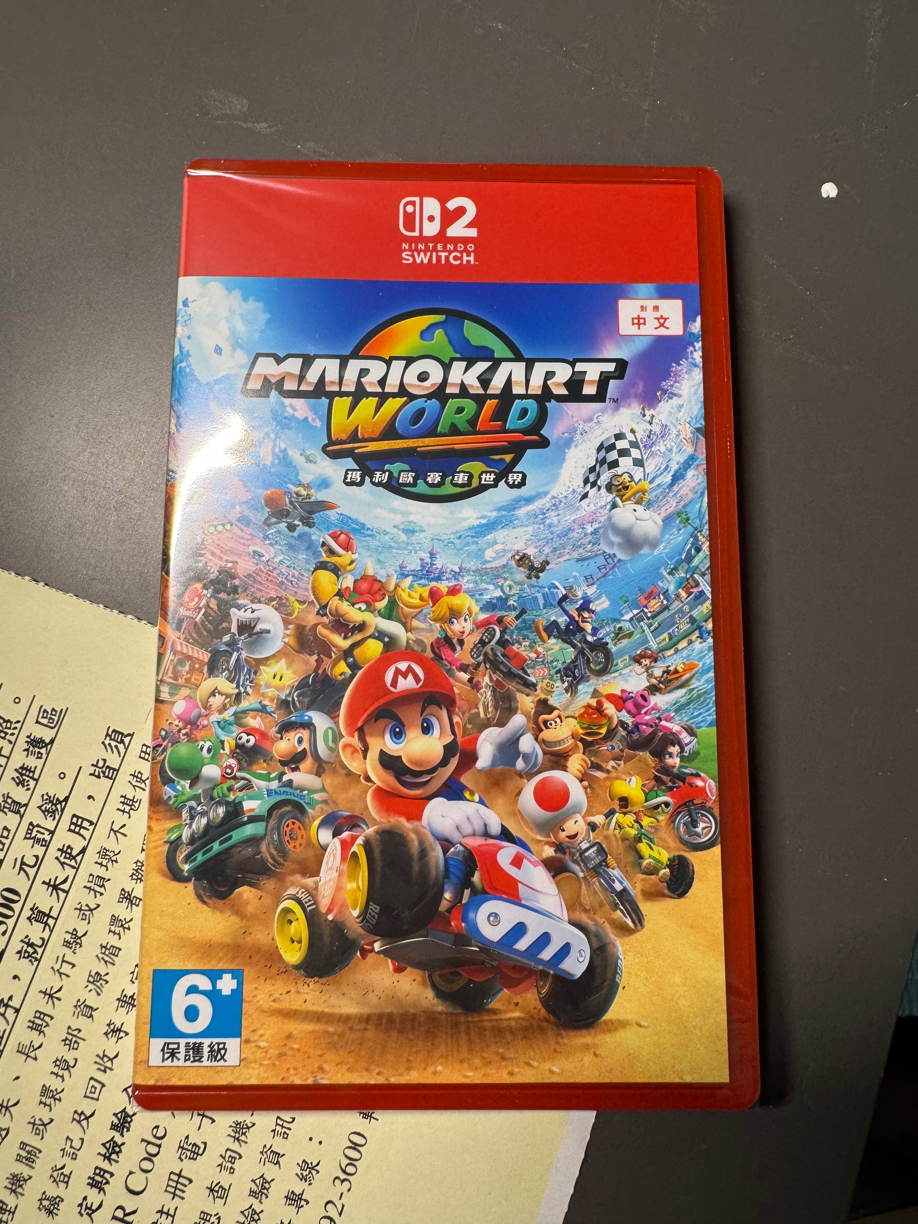 全新未拆封ns2 瑪利歐賽車 世界