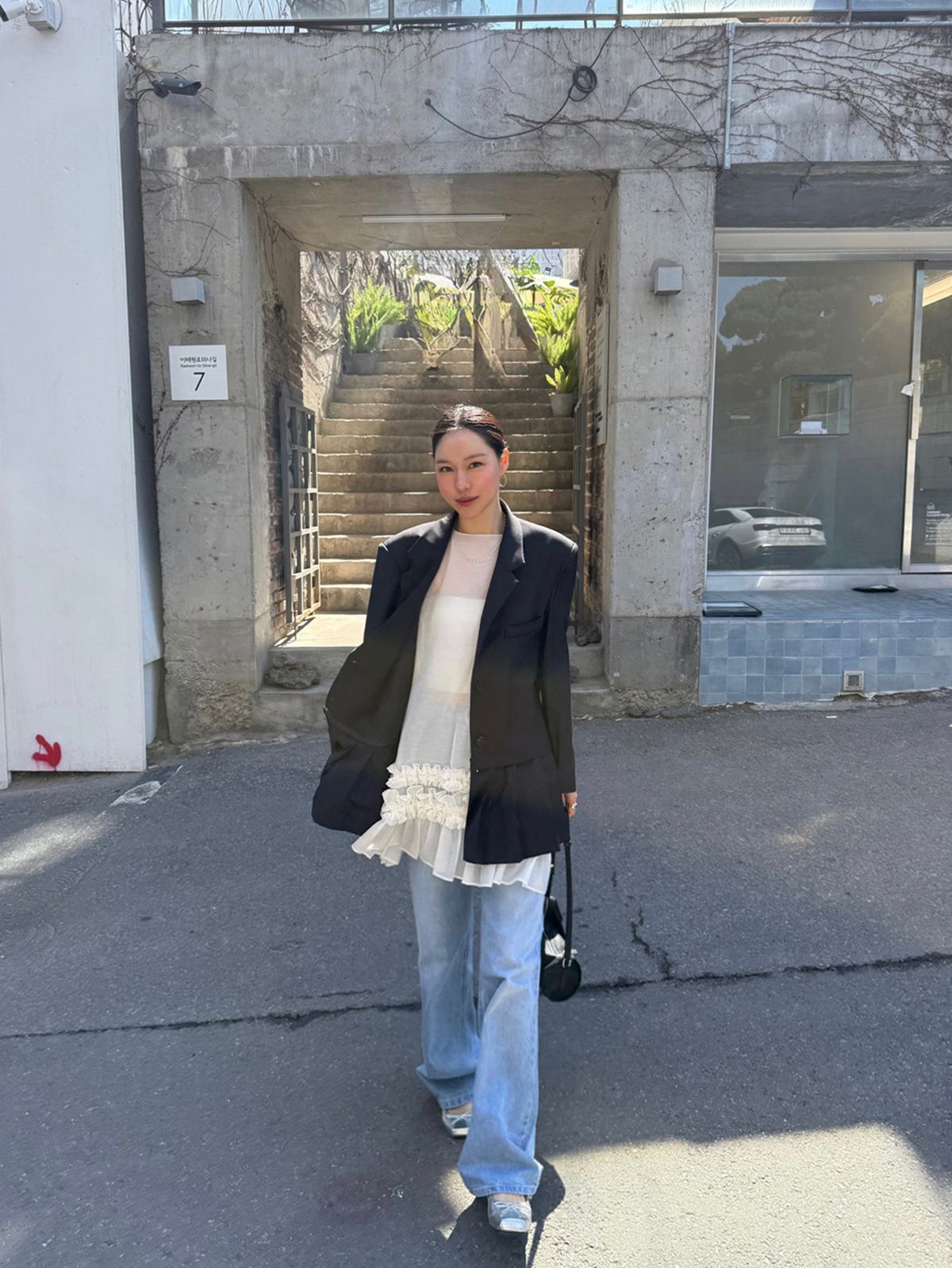 W微透雙面穿荷葉裙襬洋裝*2色25夏0612F10