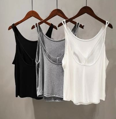 W歐美感美背交叉吊帶背心*5色25夏0710A02