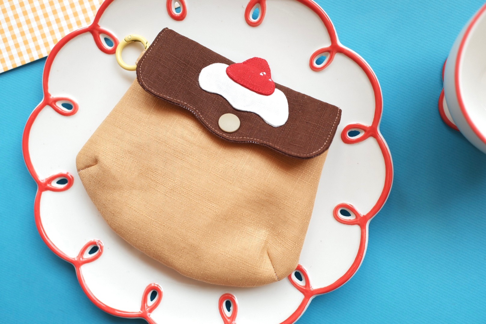 布丁波波小物收納包