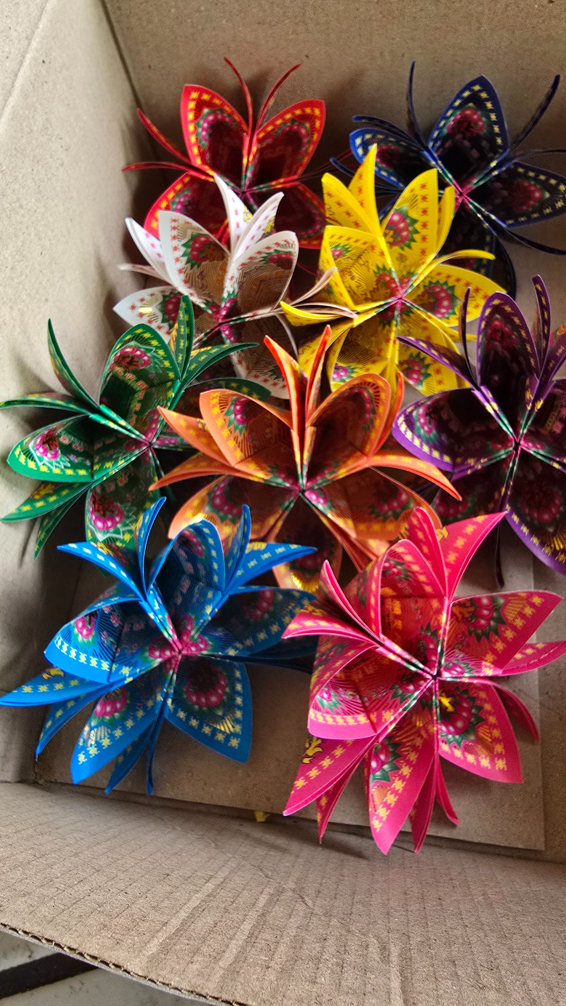 神明花/新式金紙花/神明蛋糕裝飾花/燙金元寶紙/福祿壽延（神明用）